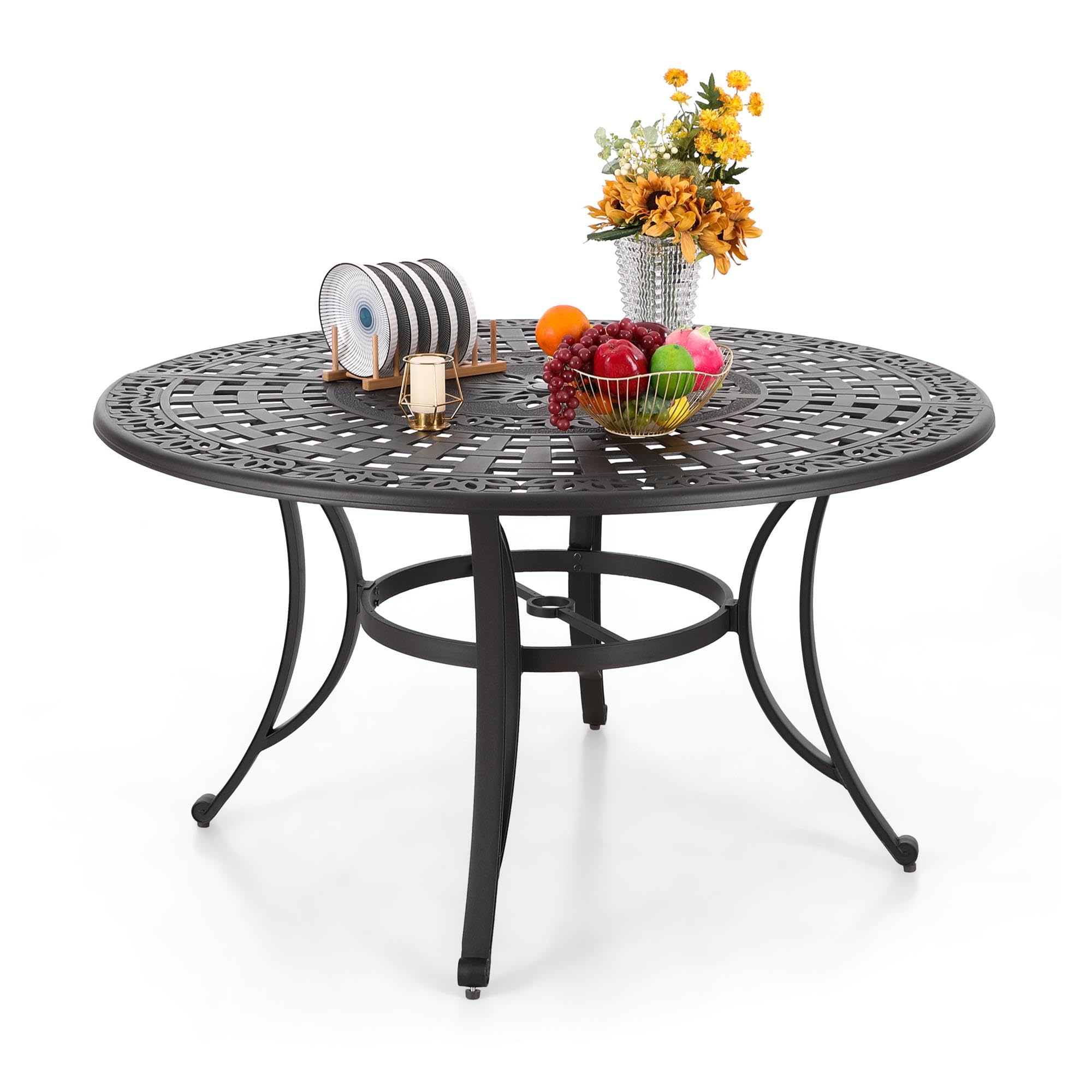 PHI VILLA 54" Round Cast Aluminum Table