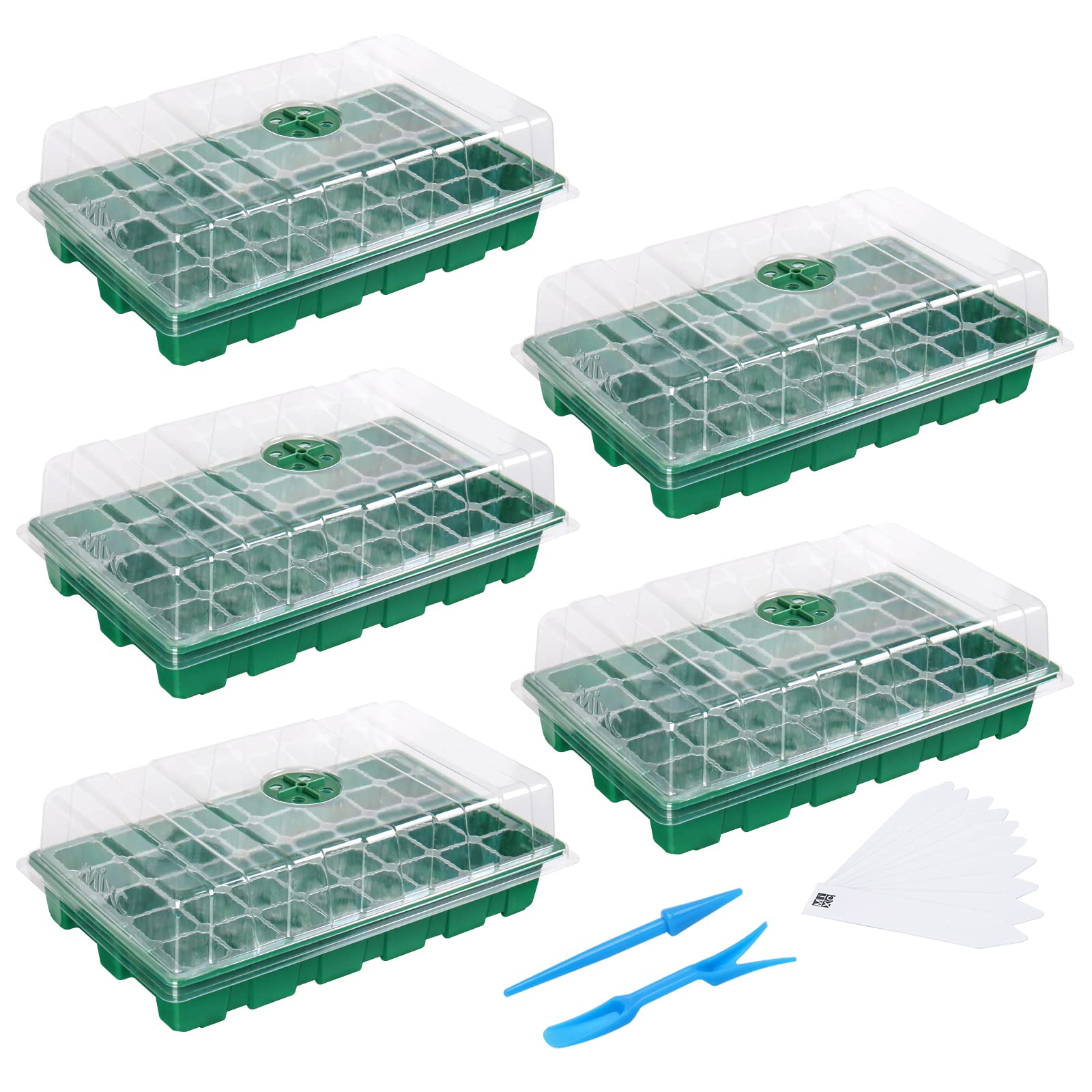 MIXC 5-Pack 40-Cell Seedling Trays