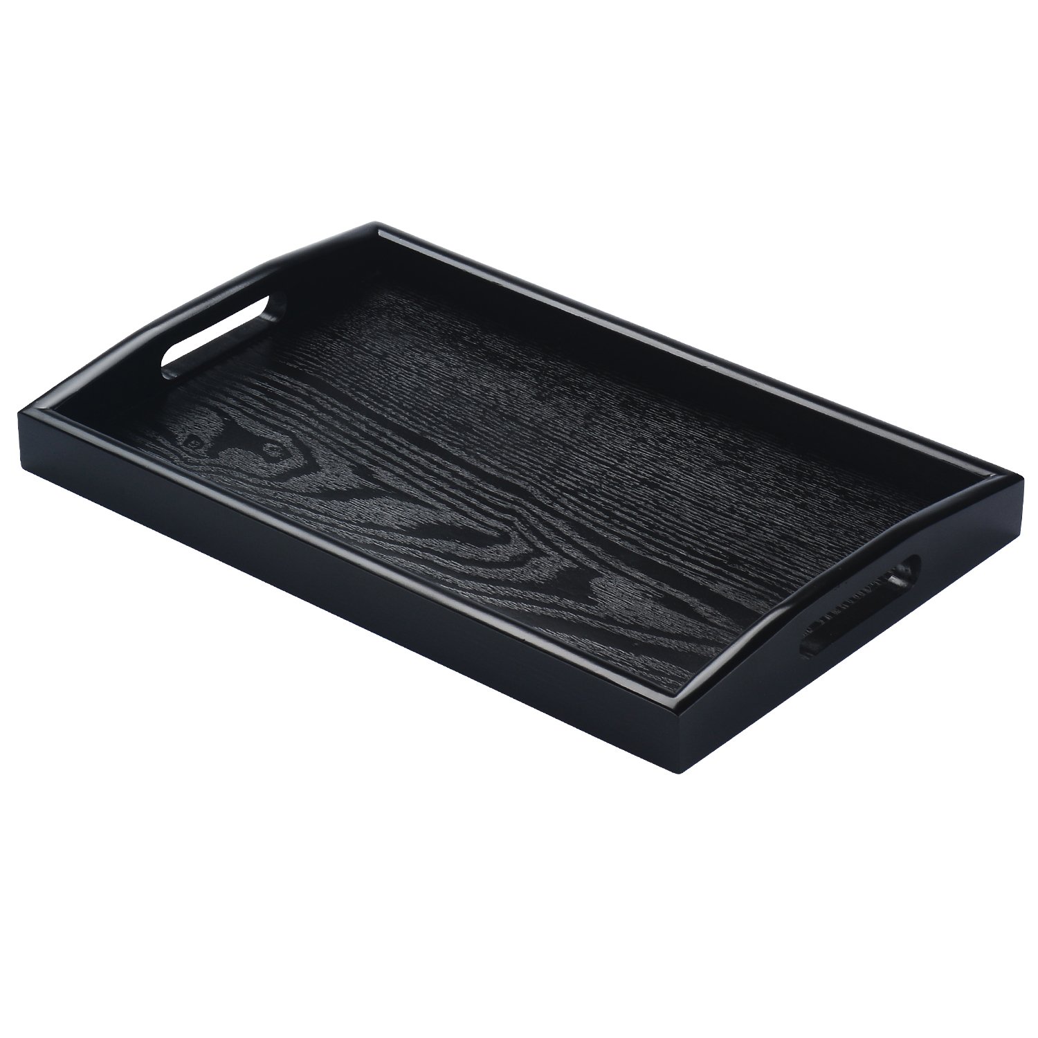 JPCRAFT Black Rectangle Serving Tray 14x9