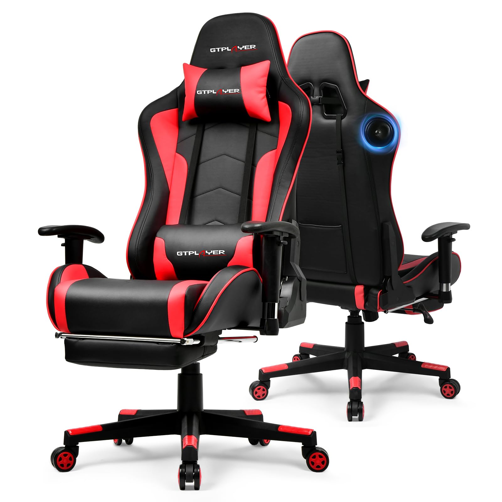 GTPLAYER Gaming Chair with Bluetooth Speakers