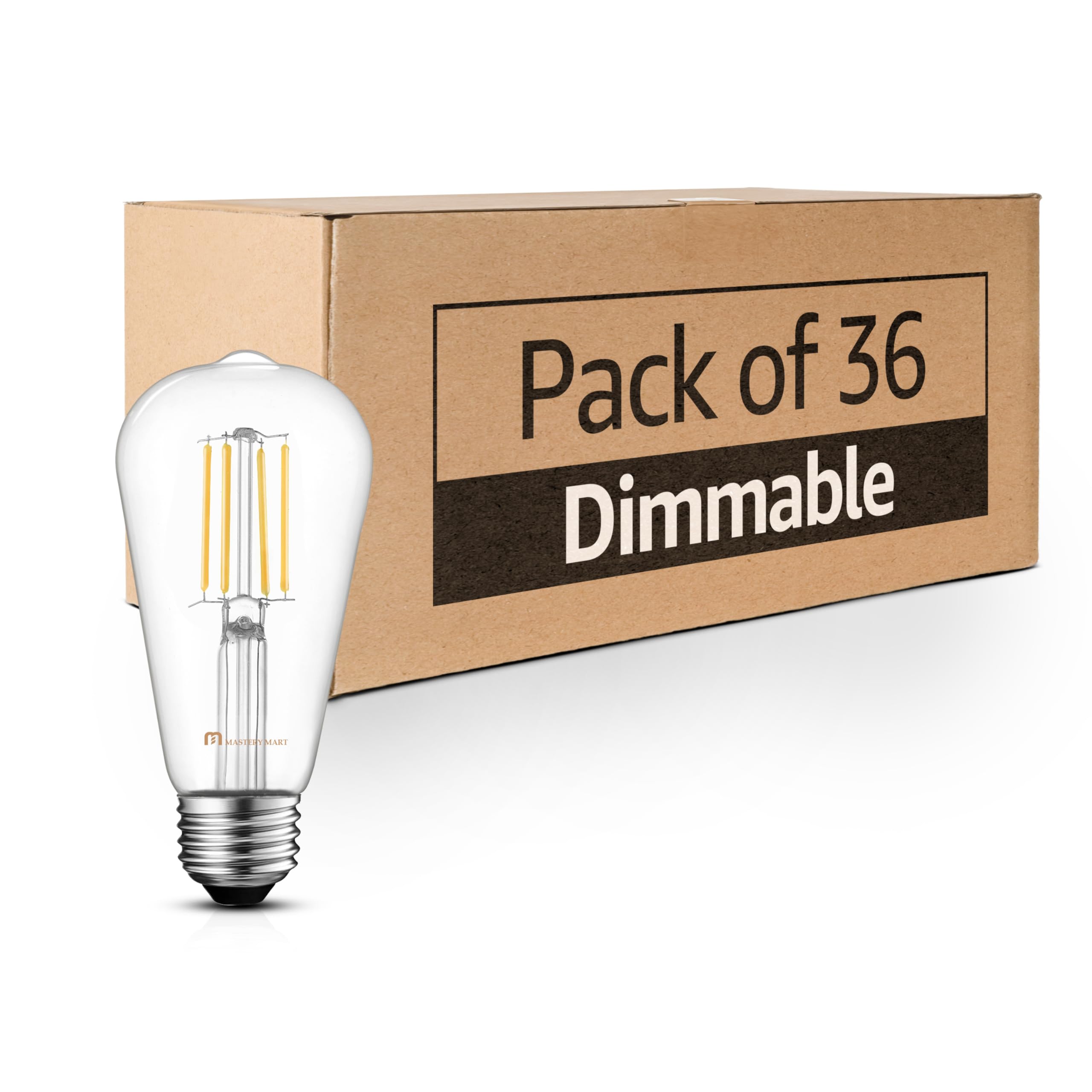 MASTERY MART ST58 Dimmable Vintage 4000K