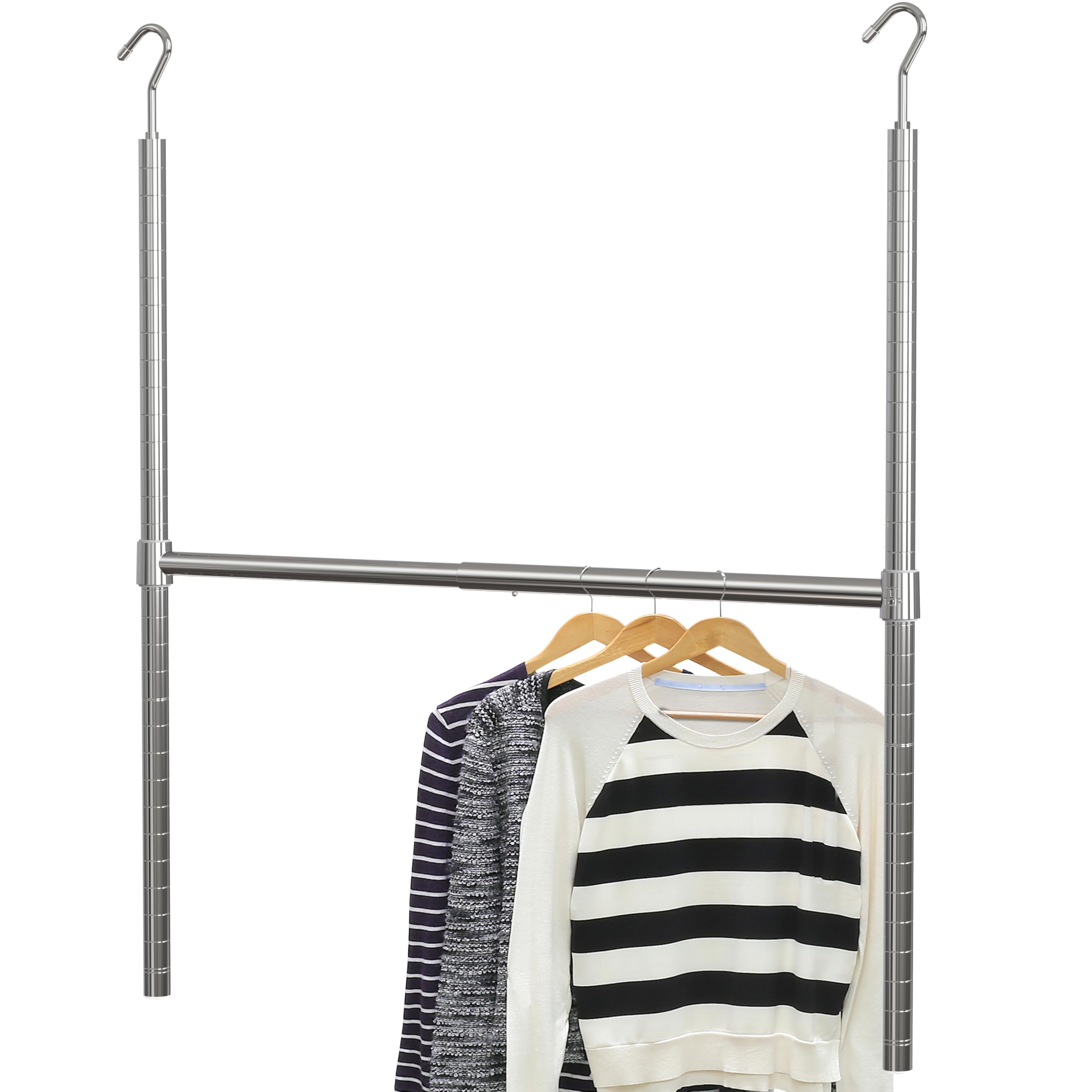 Simple Houseware Adjustable Closet Hanging Rod