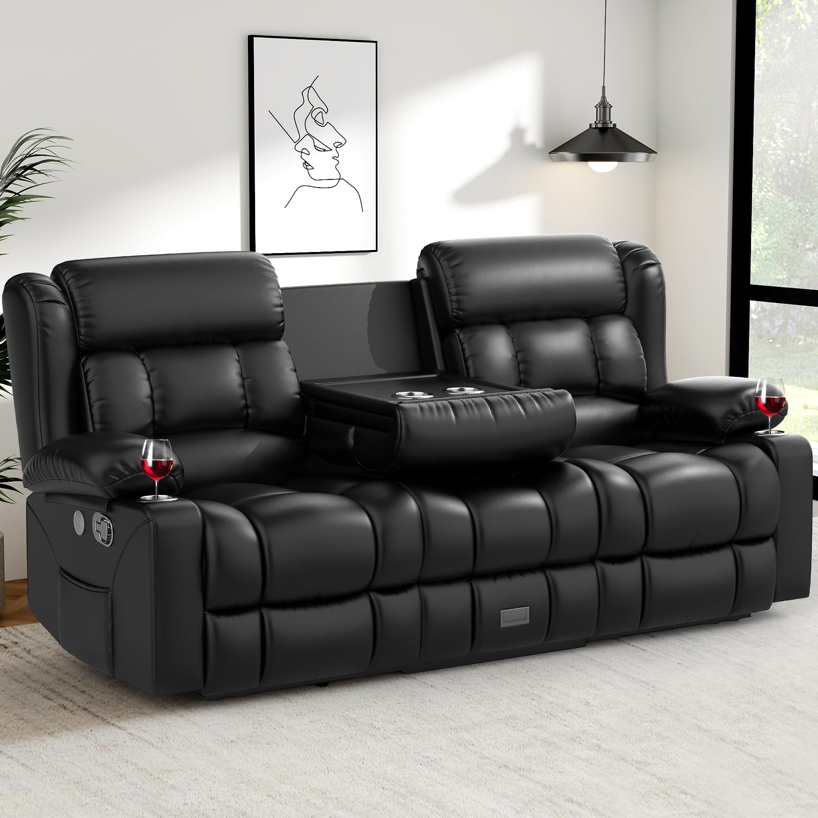 Dresegmt Loveseat Recliner Sofa