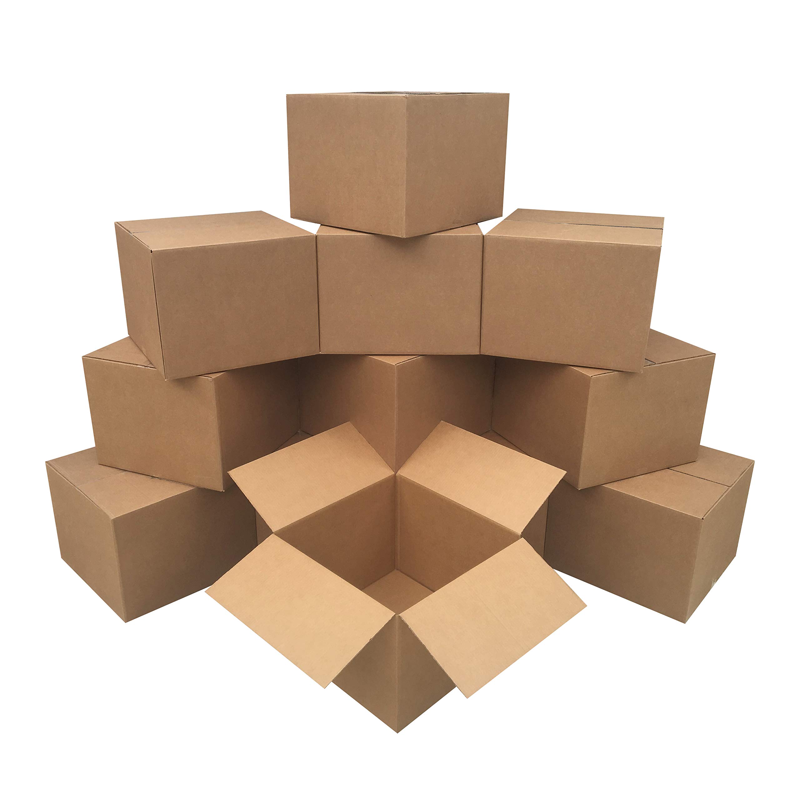 Amazon Basics Large Cardboard Moving Boxes (12-Pack)