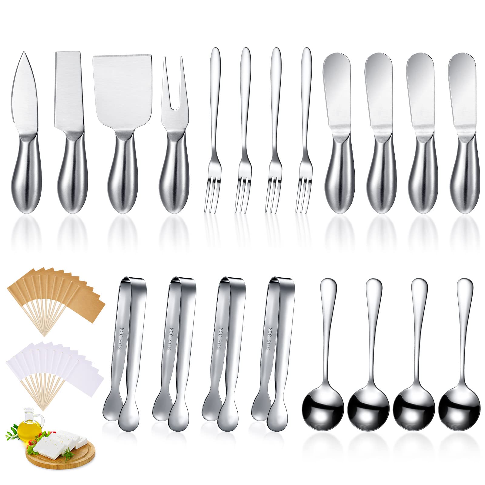 Patelai 20-Piece Charcuterie Utensils Set