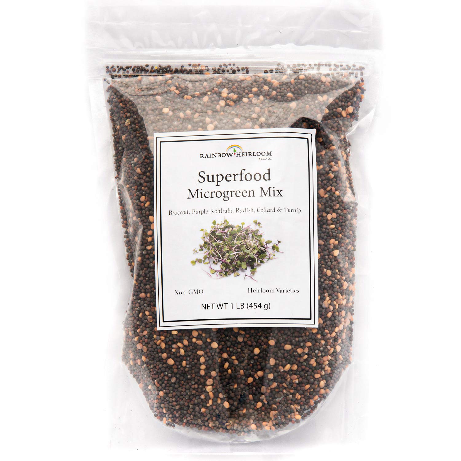 Rainbow Heirloom Superfood Microgreen Mix