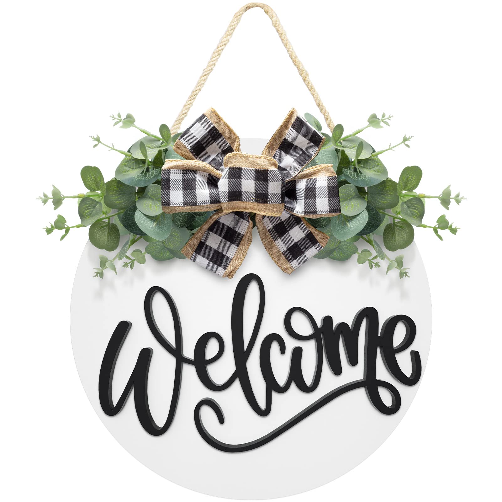 Asoulin Welcome Sign Wreath