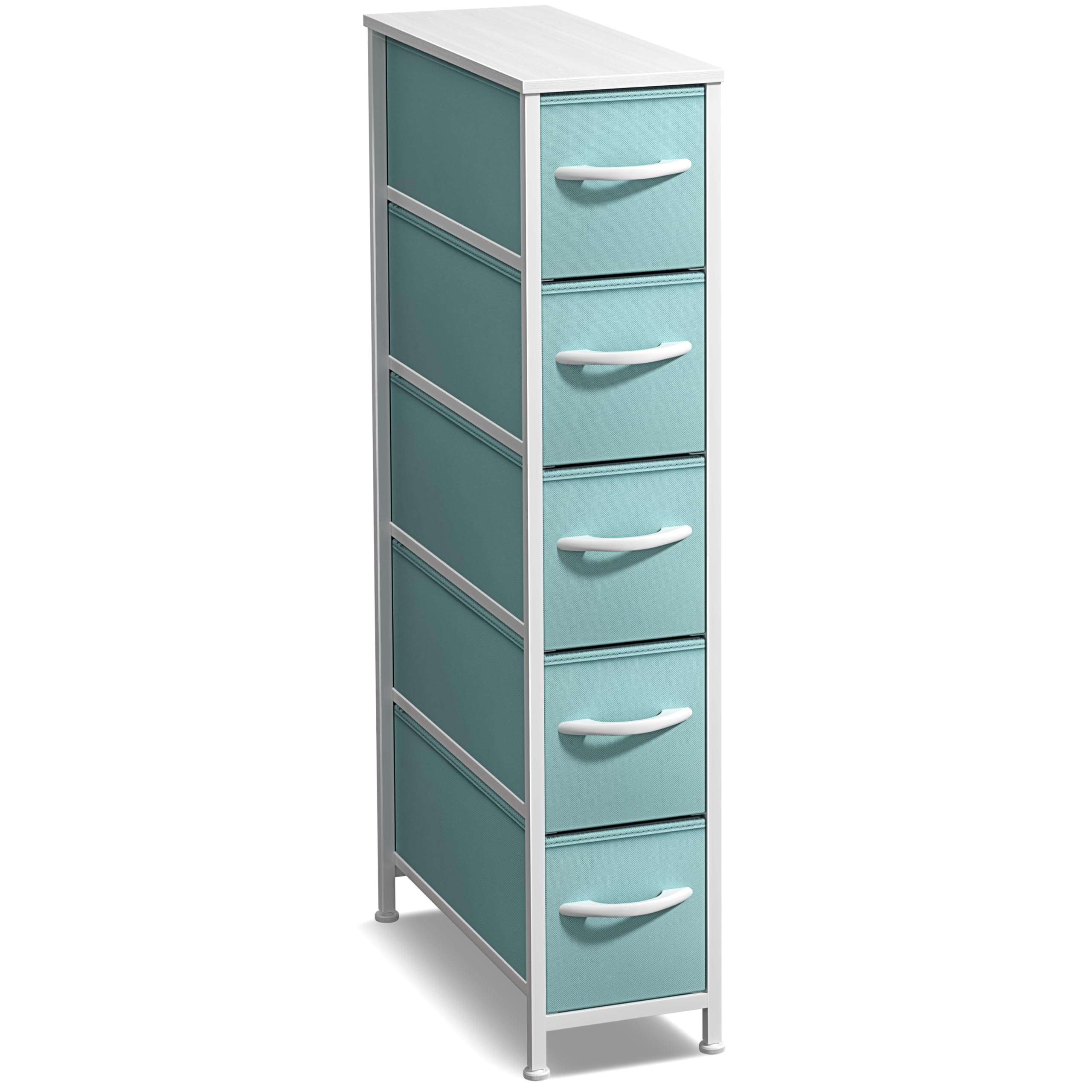 Sorbus 5-Drawer Pastel Aqua Dresser