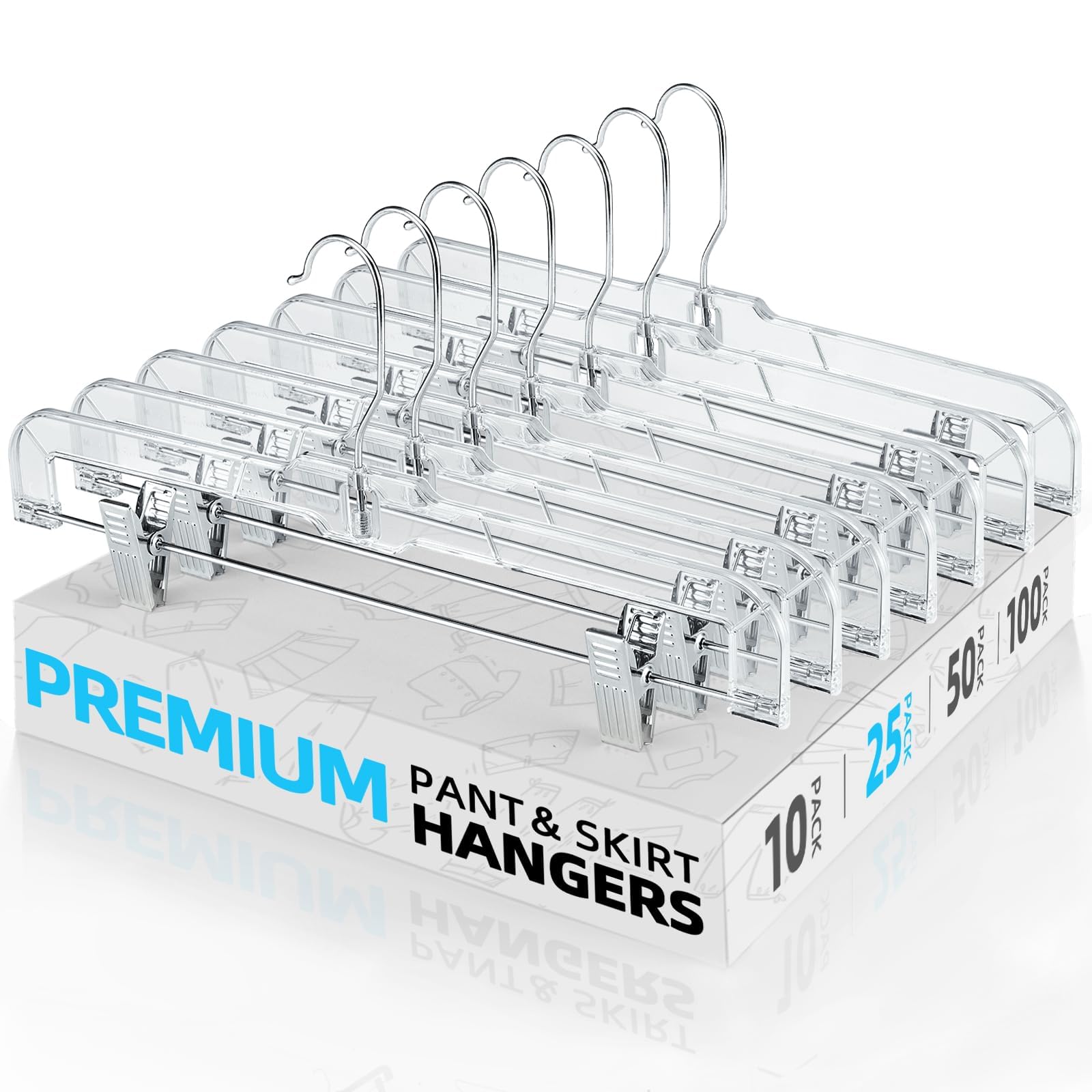 HOUSE DAY Clear Clip Hangers