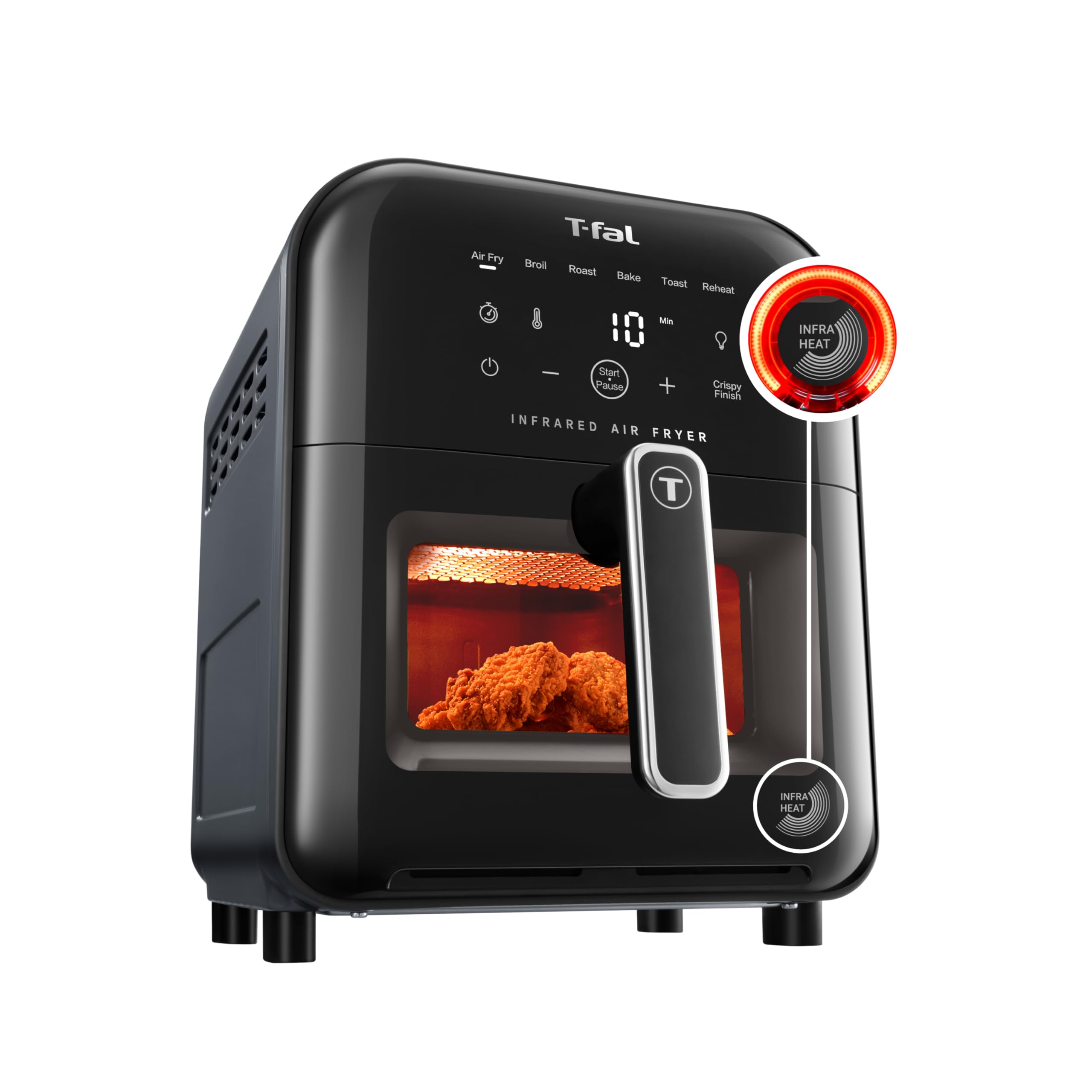 T-fal Infrared Air Fryer 6.3 Quart (Black)