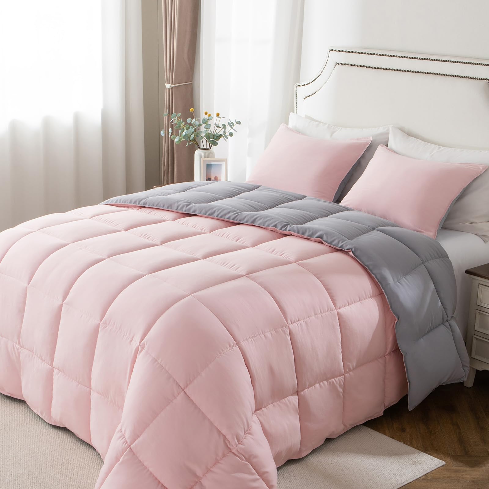 KASENTEX Reversible Down-Alternative Comforter