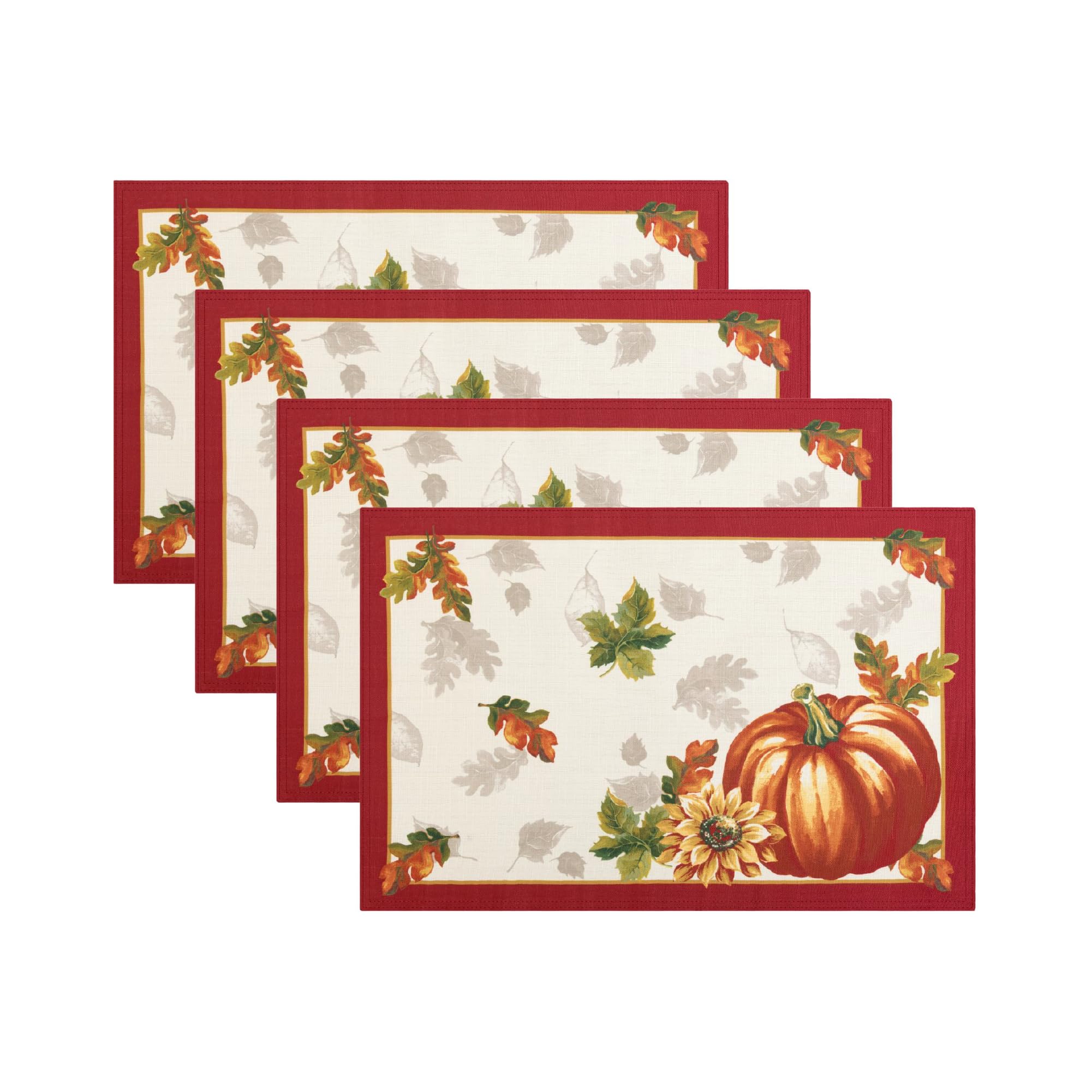 Elrene Swaying Leaves Fall Placemats