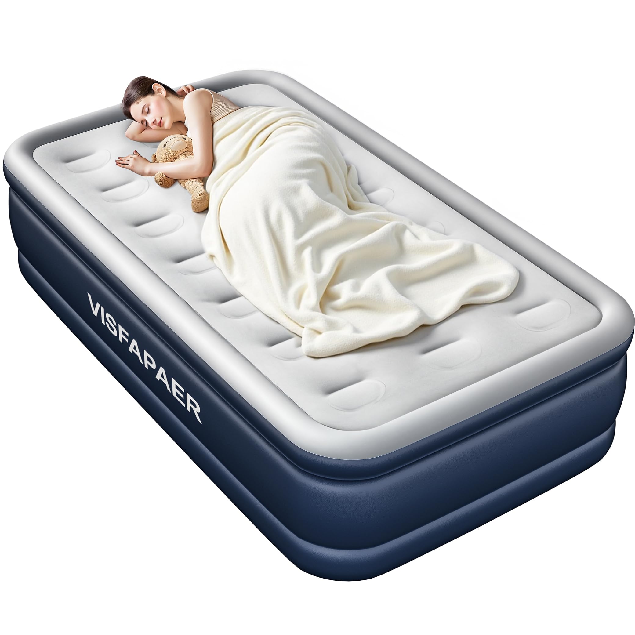 High-Capacity Twin Air Mattress (550 lb)
