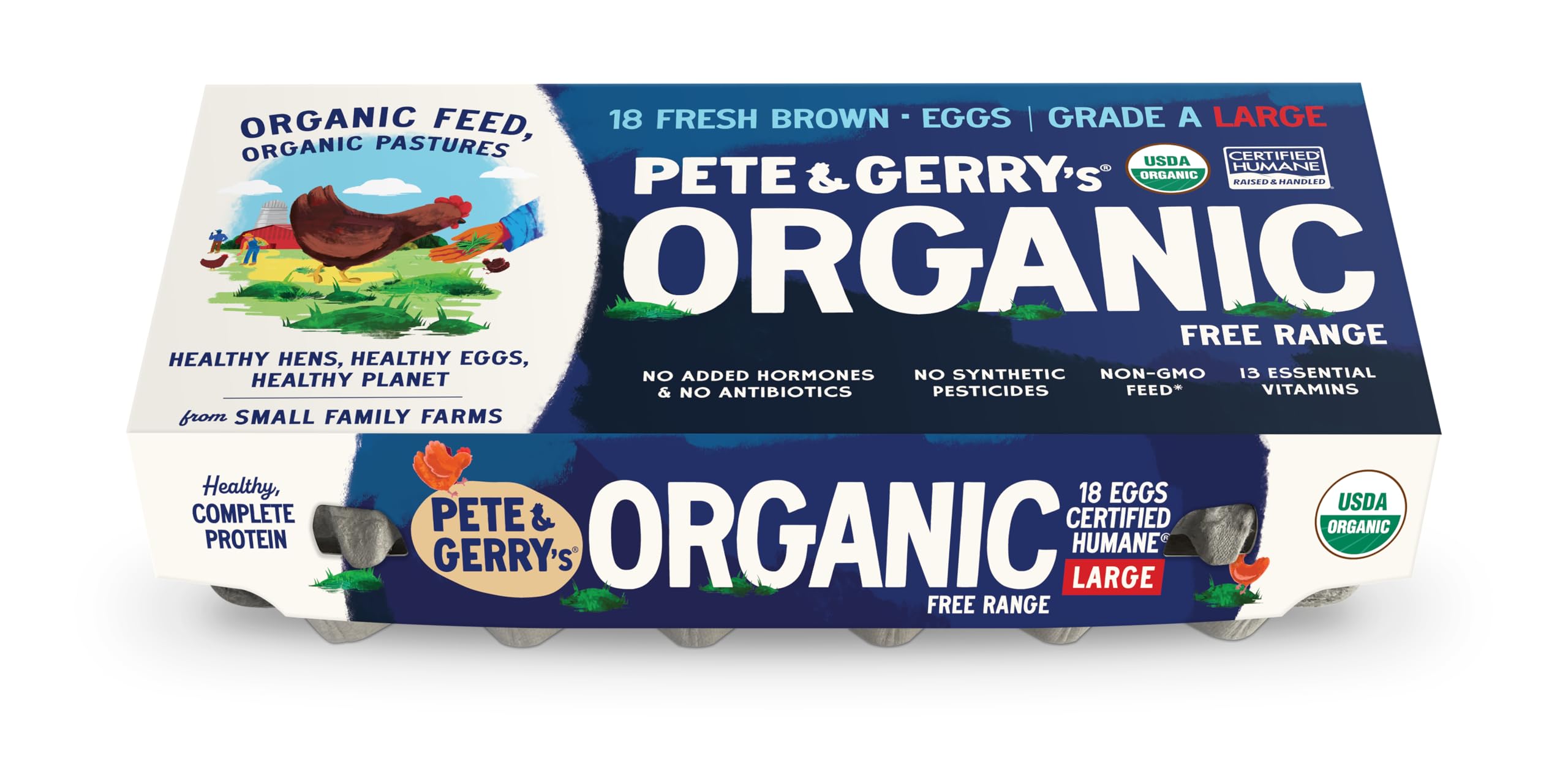 Pete & Gerry’s Organic Large Eggs (18 ct)