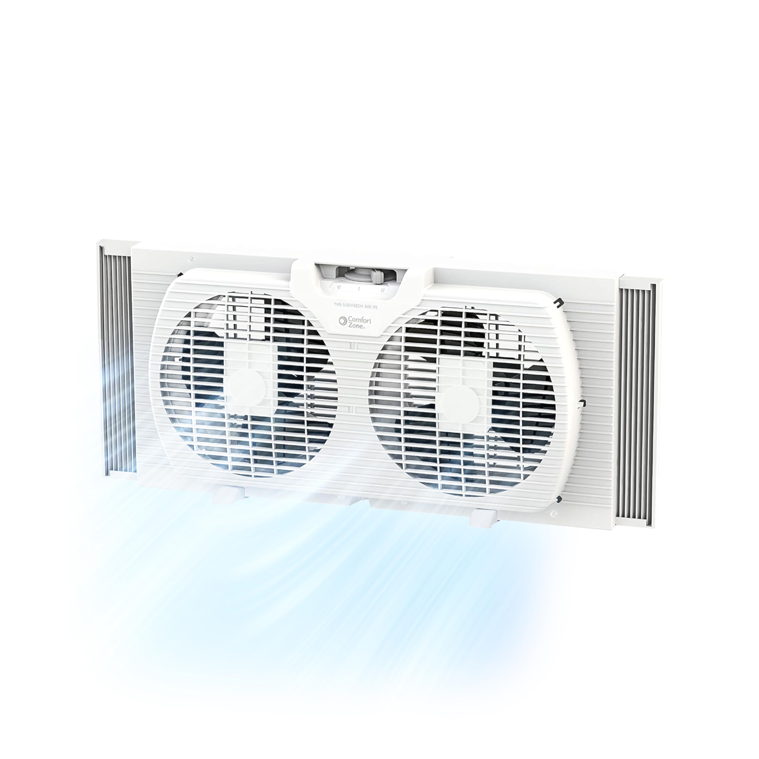 Comfort Zone Twin Window Fan