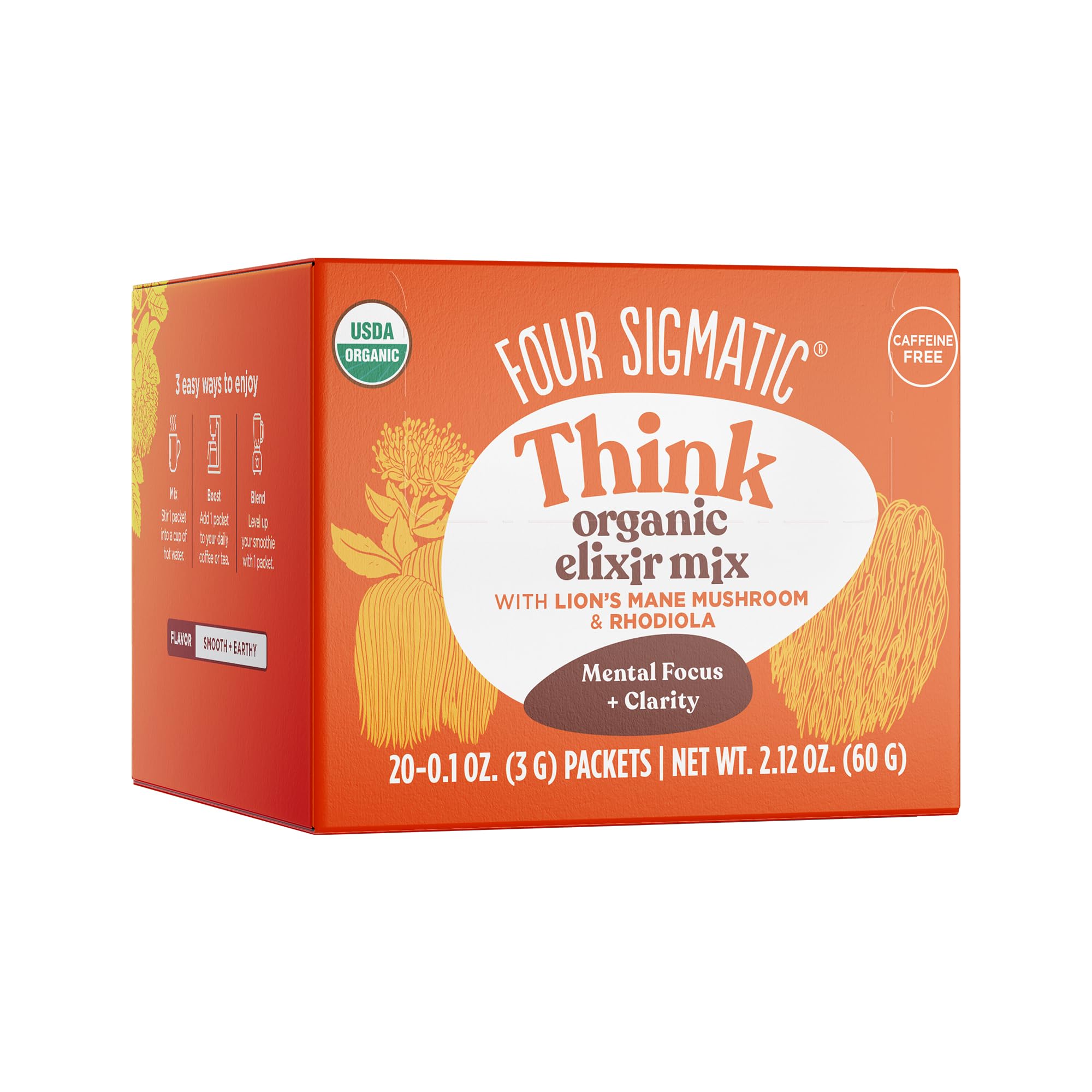 Four Sigmatic Lion's Mane Focus Elixir (20 packets)