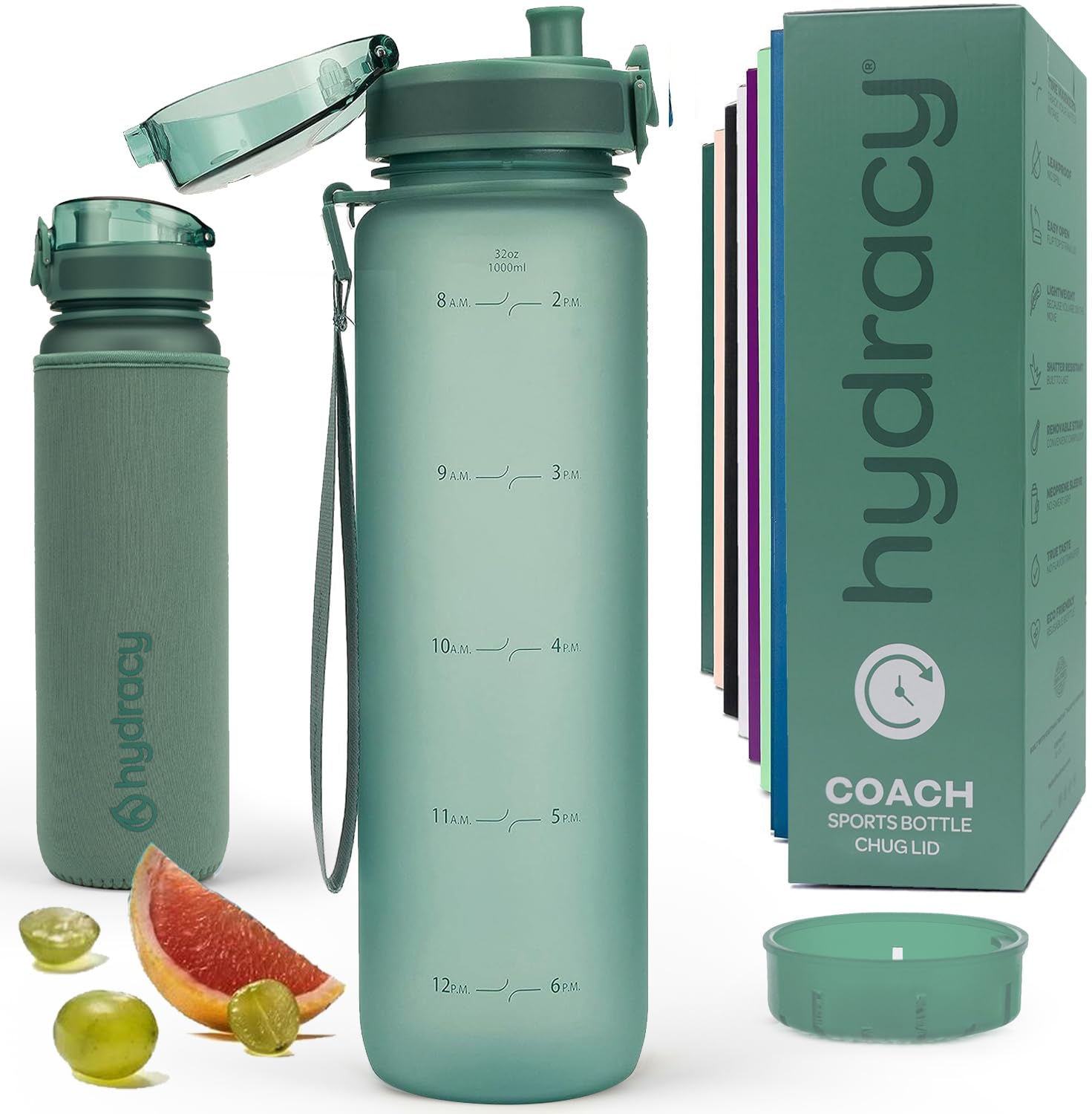 Hydracy 32oz Water Bottle with Infuser