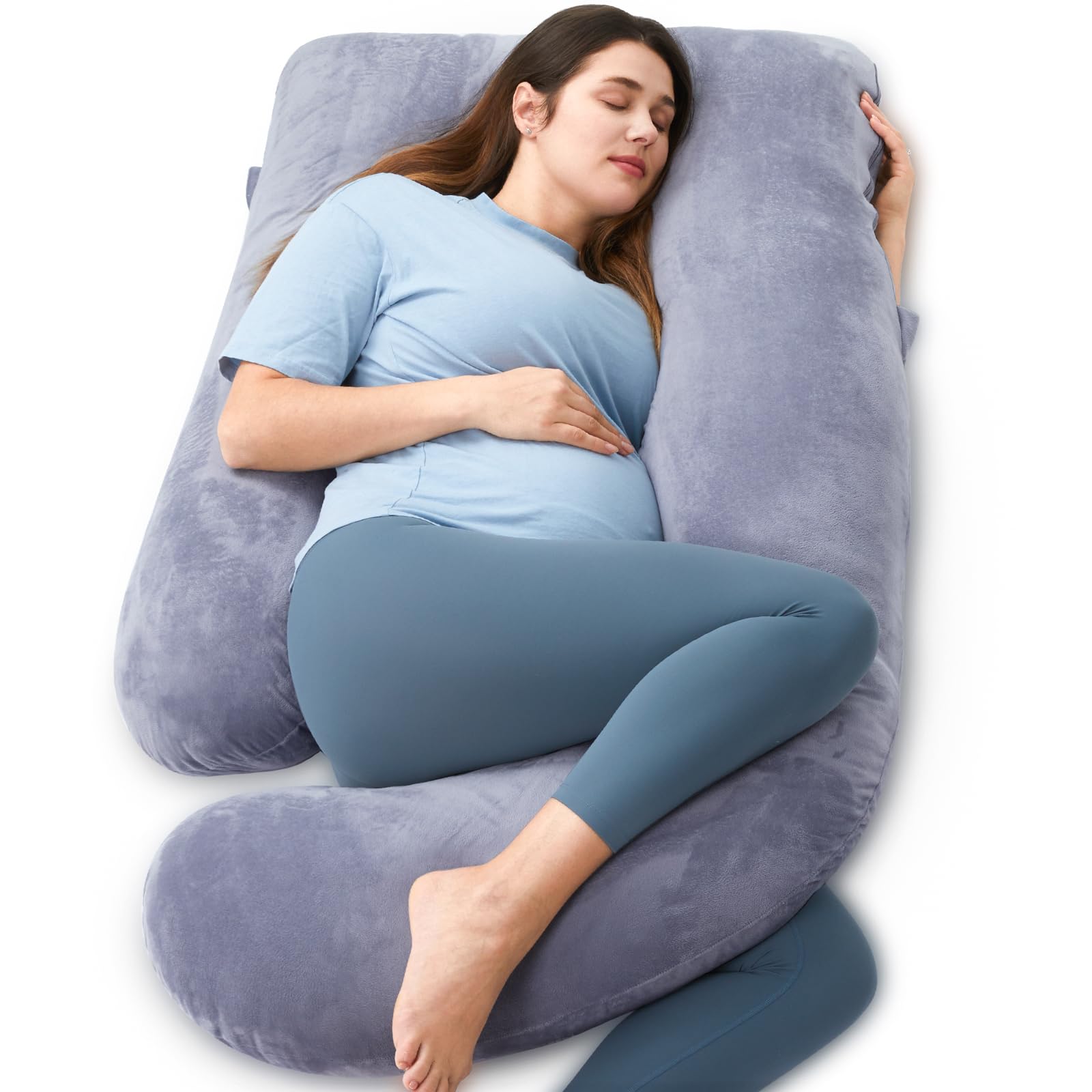 Momcozy U-Shaped Pregnancy Pillow