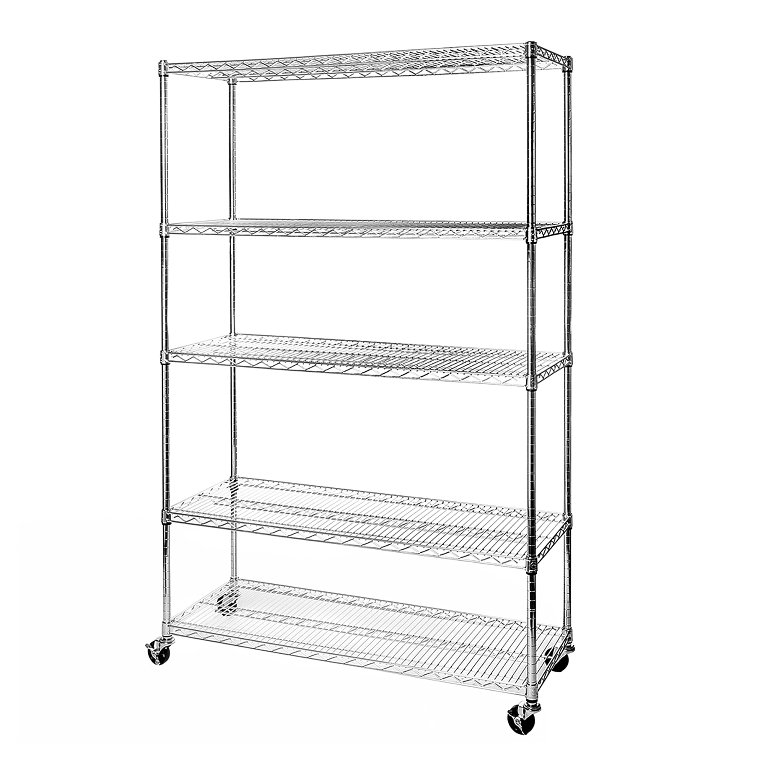 Seville Classics UltraDurable 5-Tier Steel Rack