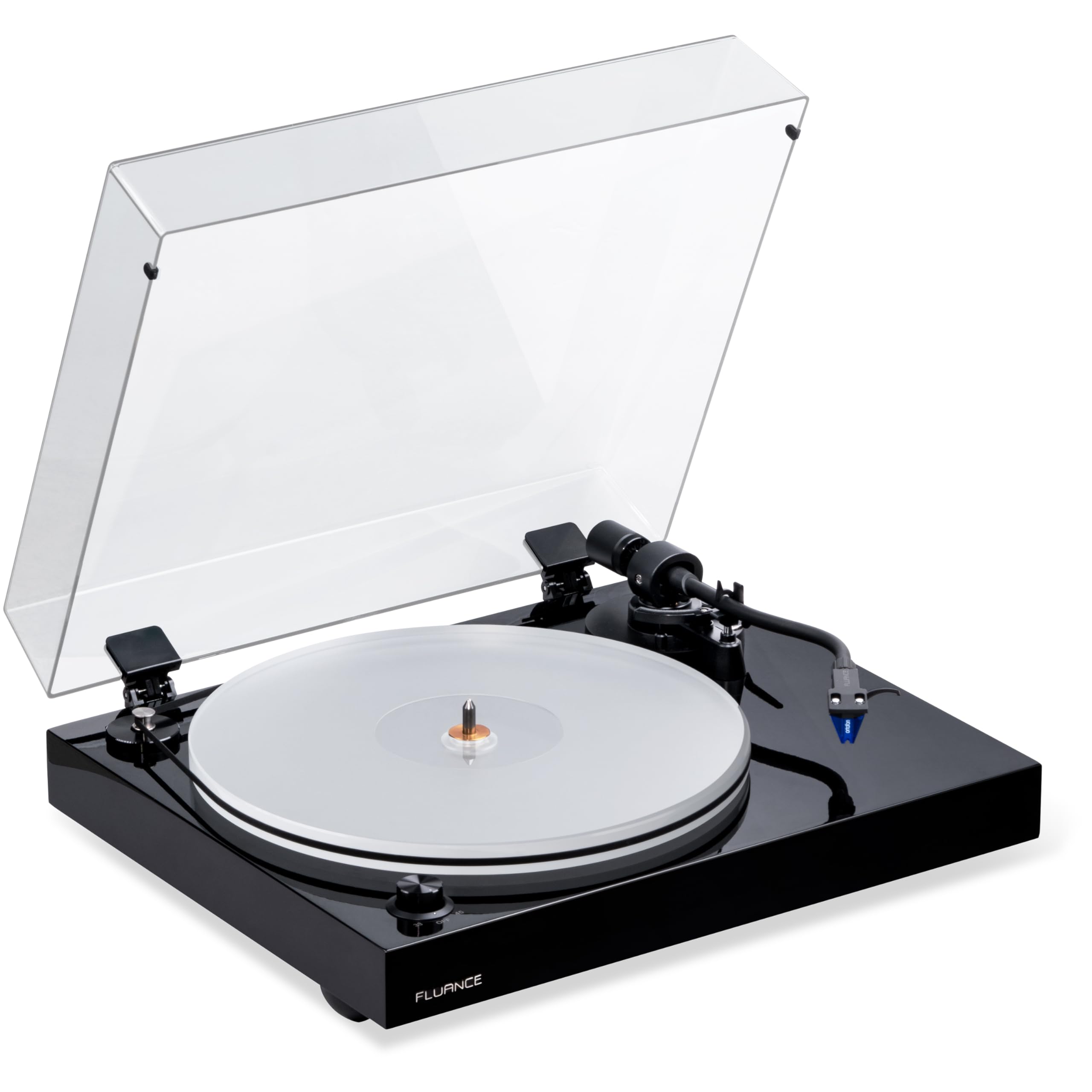 Fluance RT85 Turntable with Ortofon Cartridge, Acrylic Platter, and Vibration Isolation