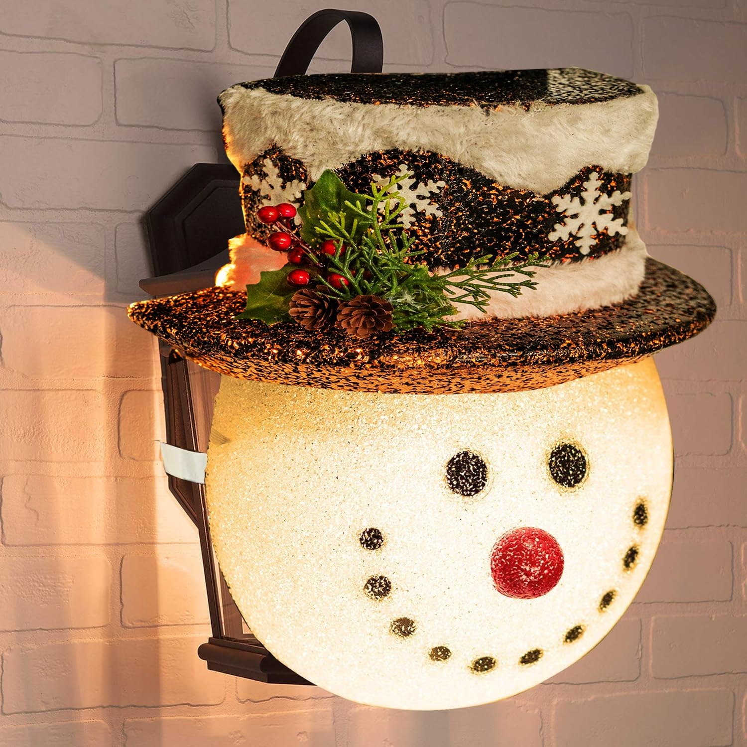 FUNPENY Snowman Christmas Porch Light Cover (Single)