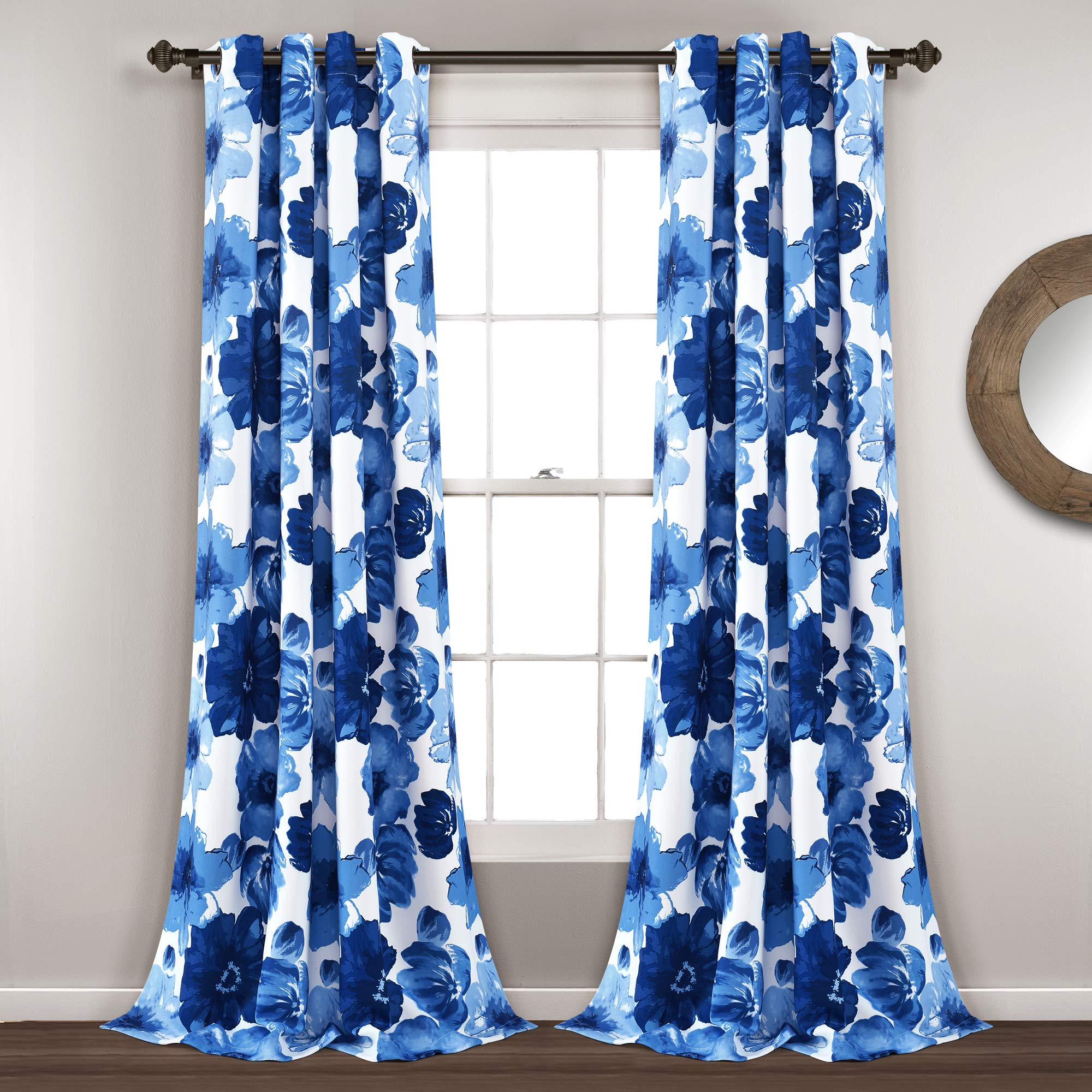Lush Decor Leah Light-Filtering Curtains