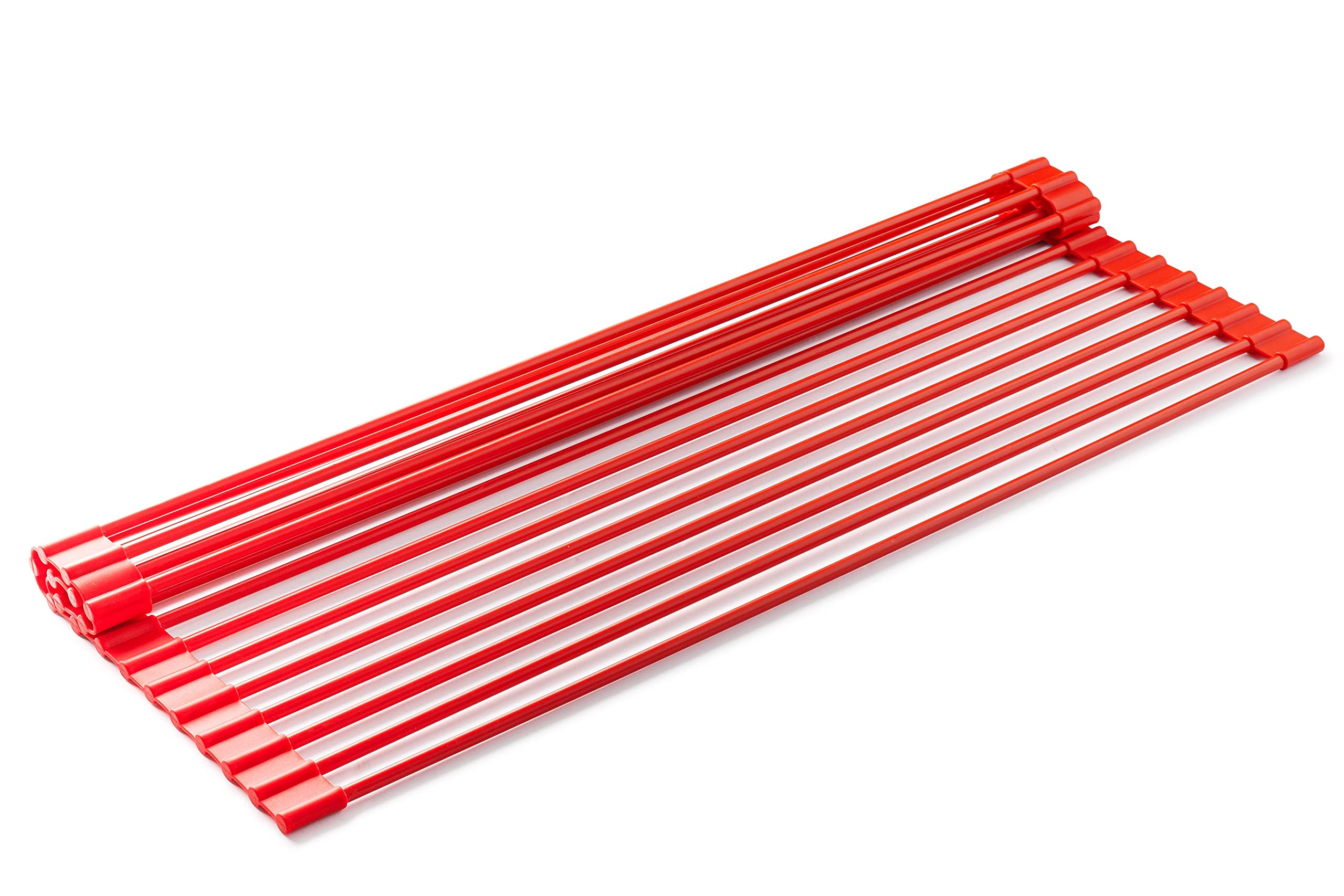 Bellemain Over Sink Dish Drying Rack (Red, Medium)