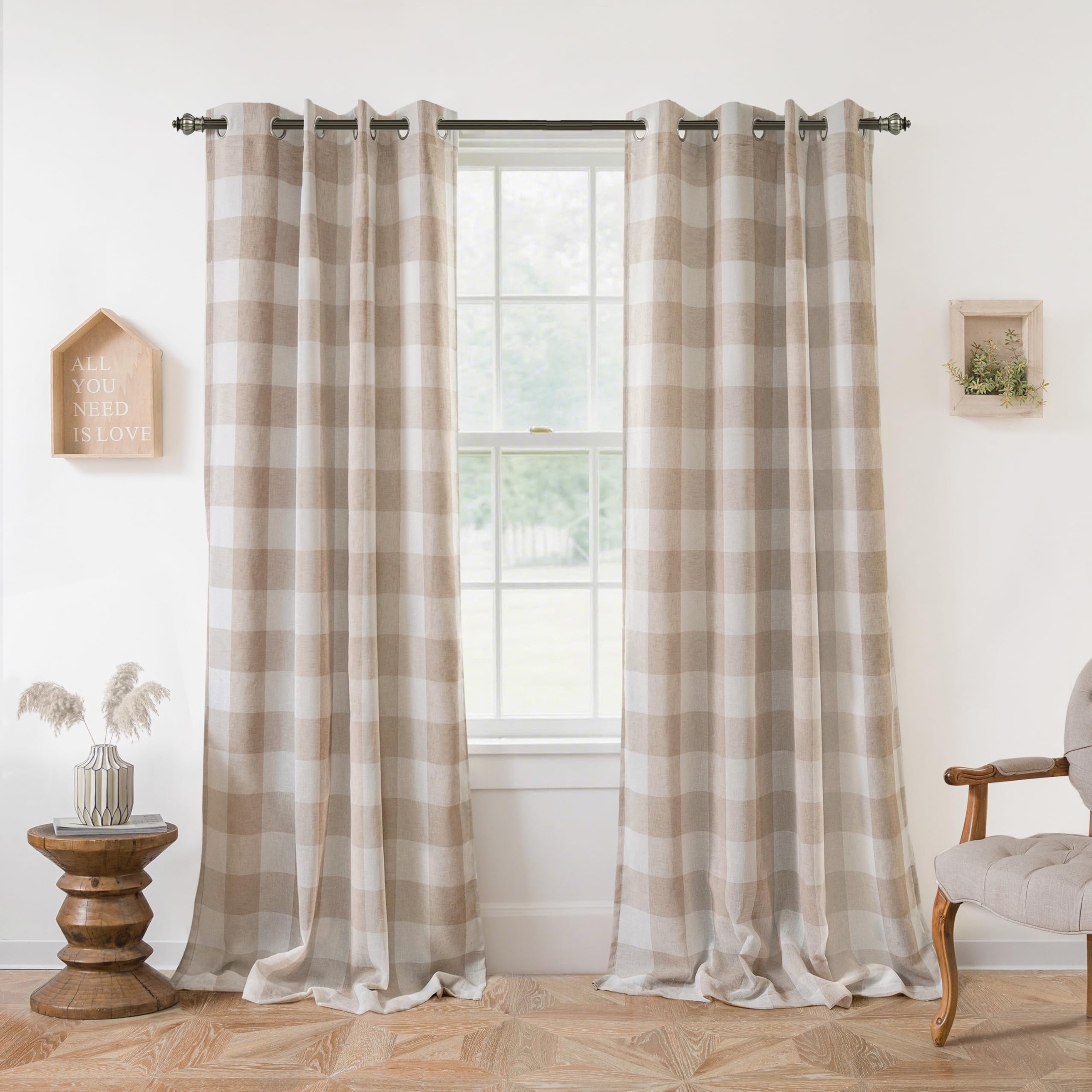 DriftAway Buffalo Plaid Blackout Curtains