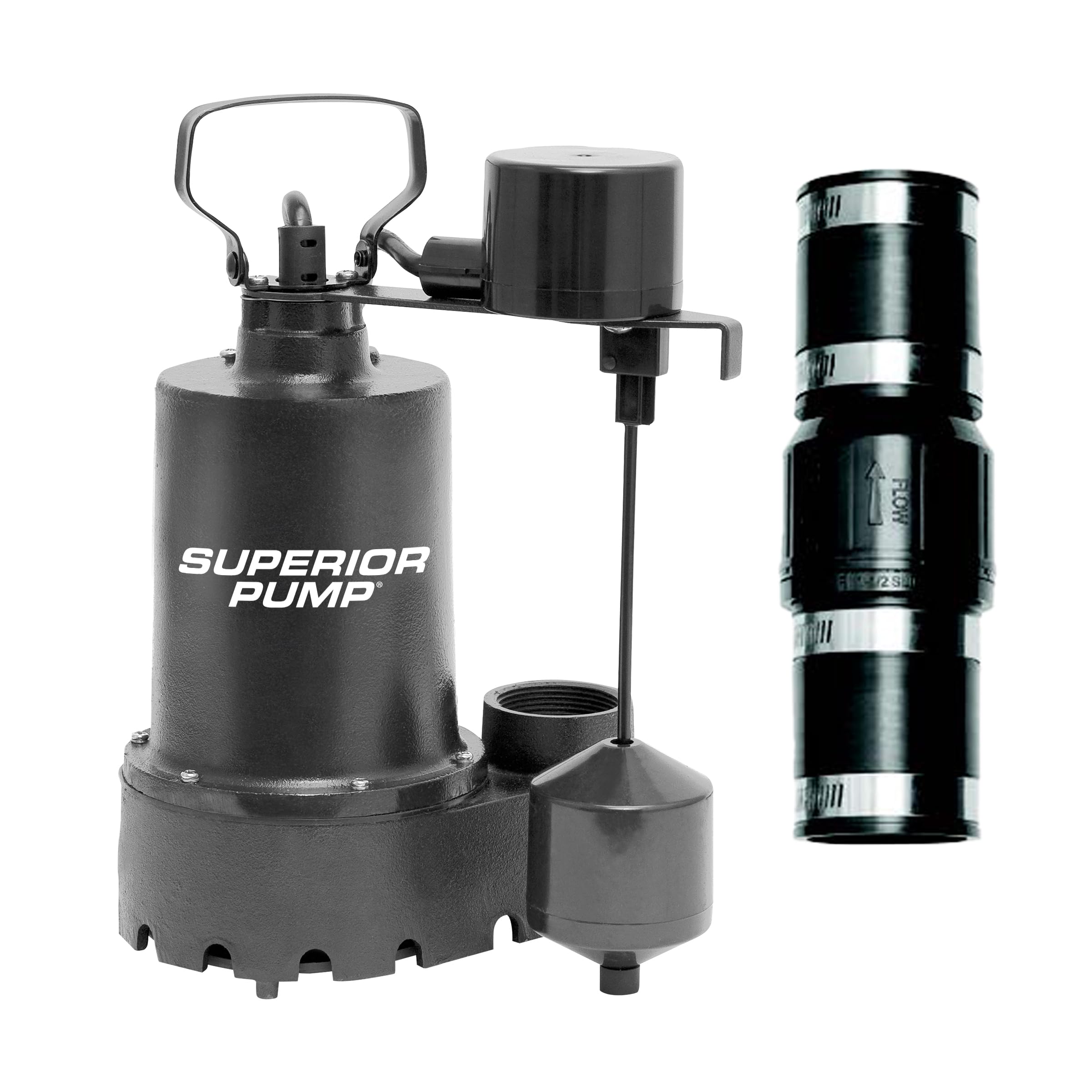 Superior Pump 92053 Cast Iron 1/2 HP Sump Pump Kit