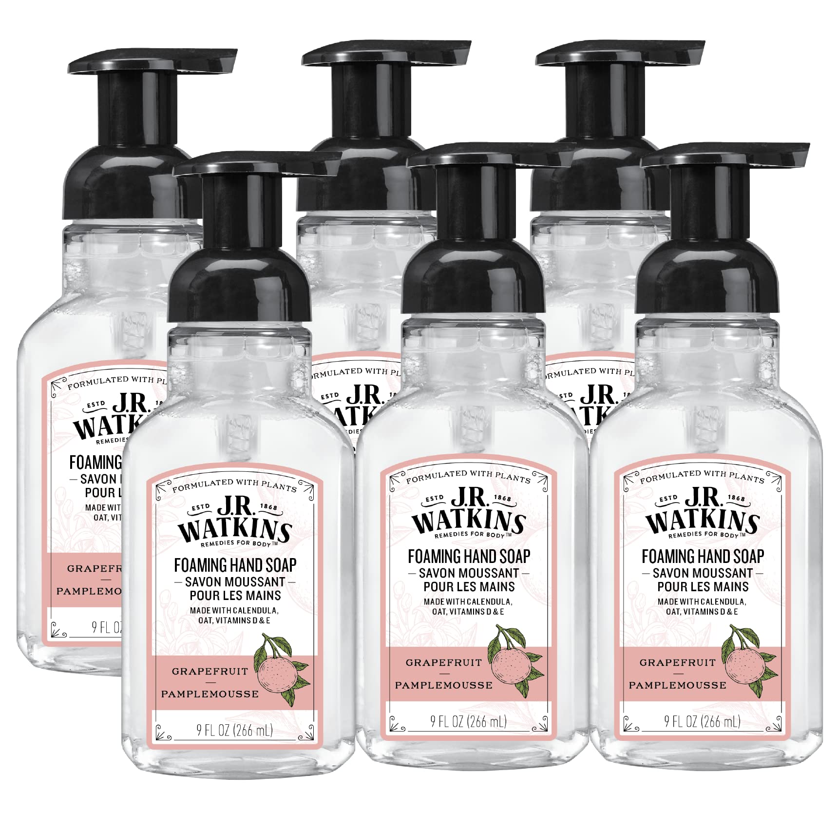 J.R. Watkins Foaming Hand Soap — Grapefruit