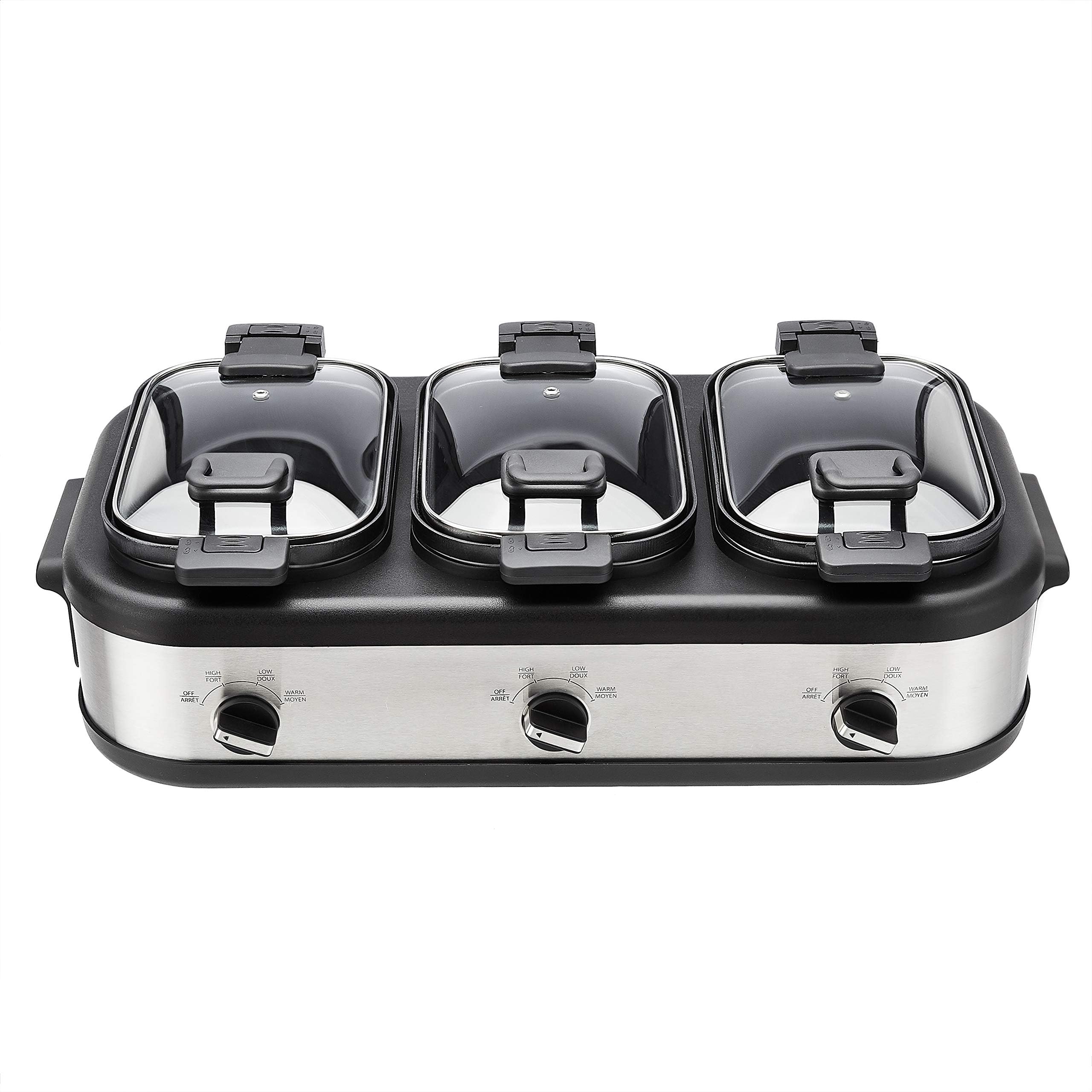 Amazon Basics Triple Slow Cooker