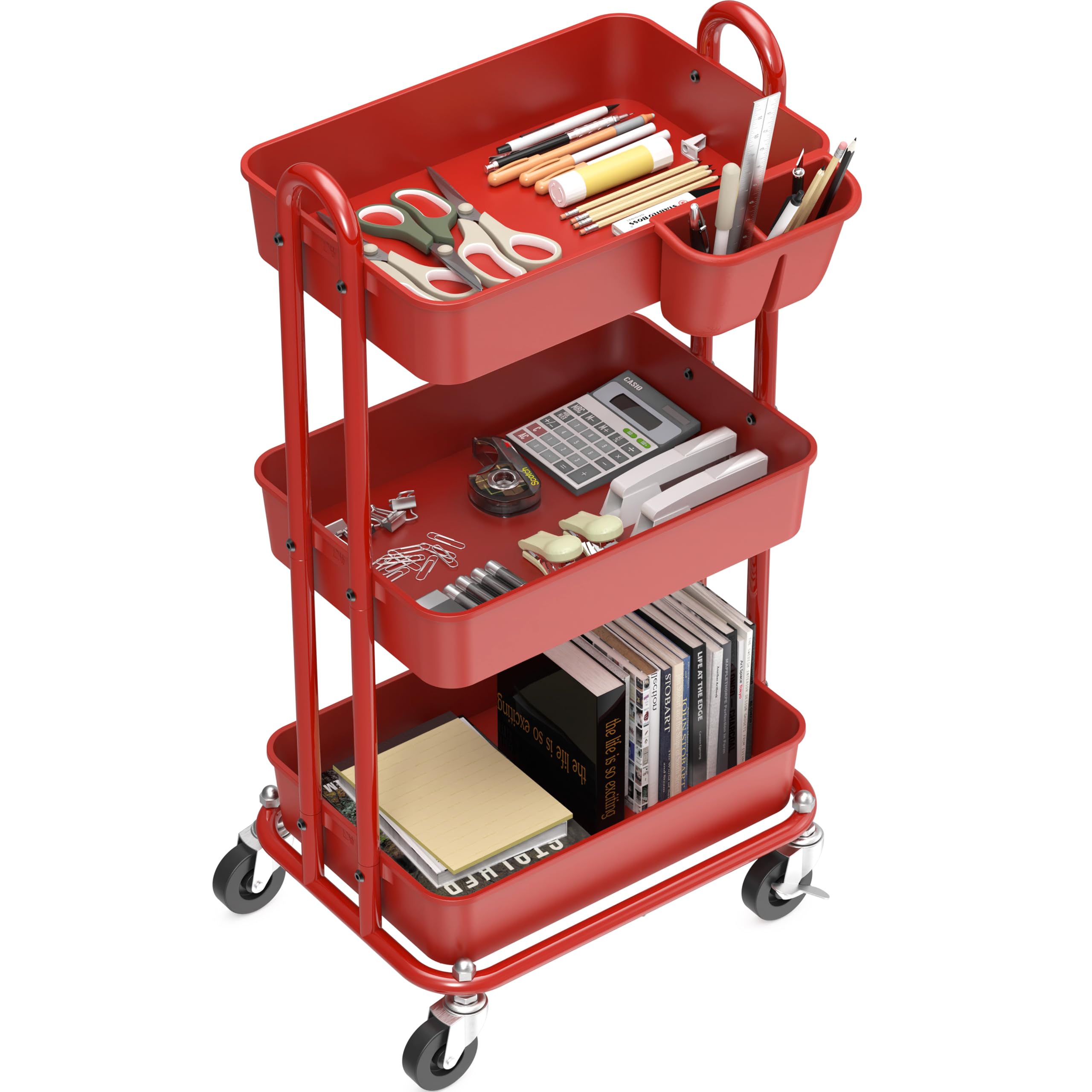 Simple Houseware 3-Tier Rolling Cart