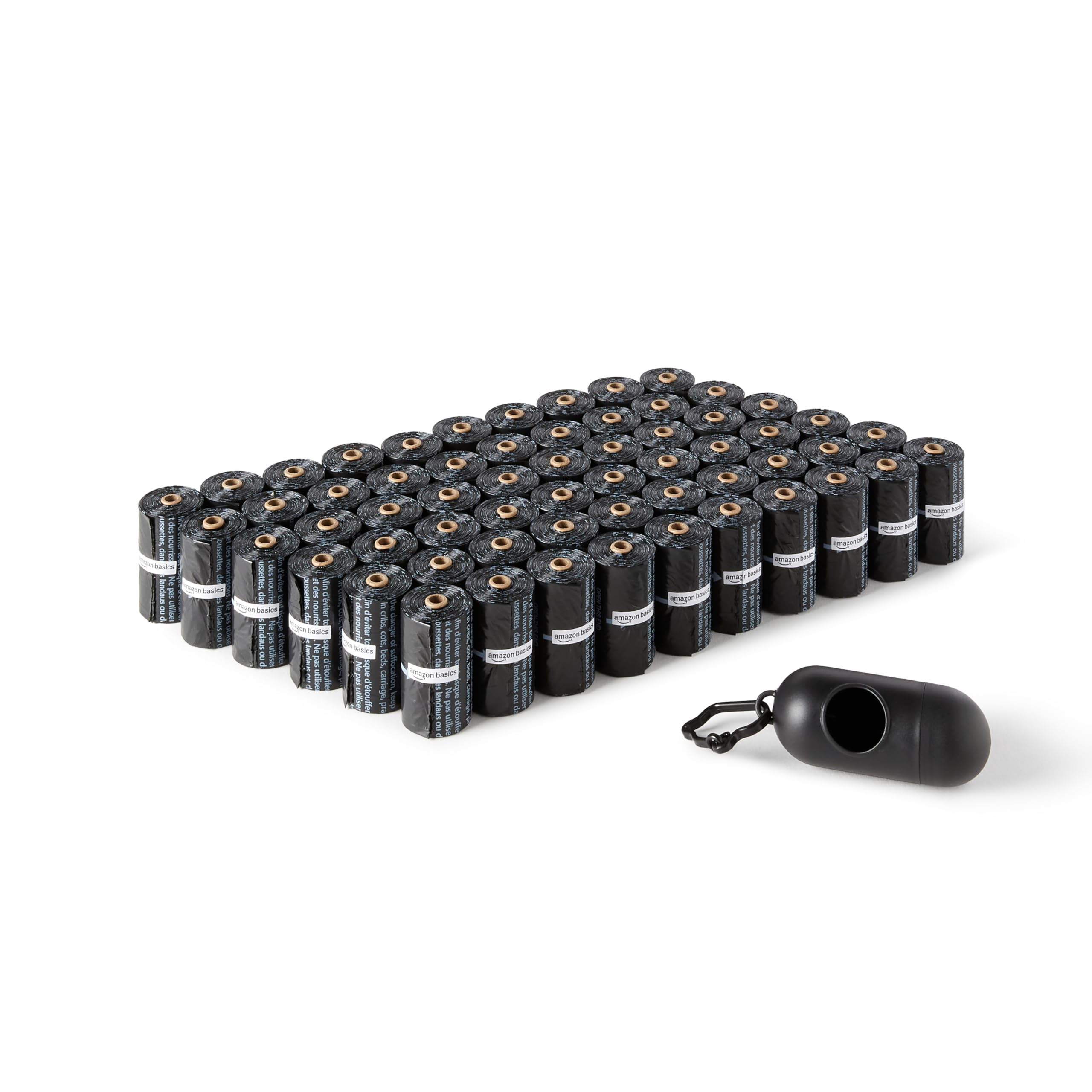 Amazon Basics Dog Poop Bags (Unscented, 13 x 9, 900 count)