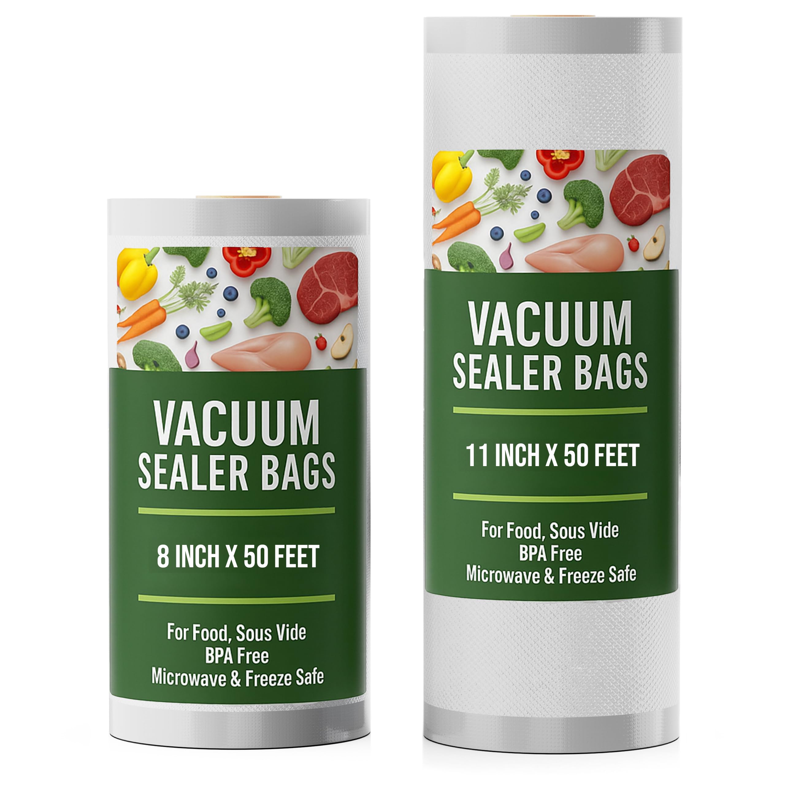 Houseables 8" & 11" Vacuum Sealer Rolls