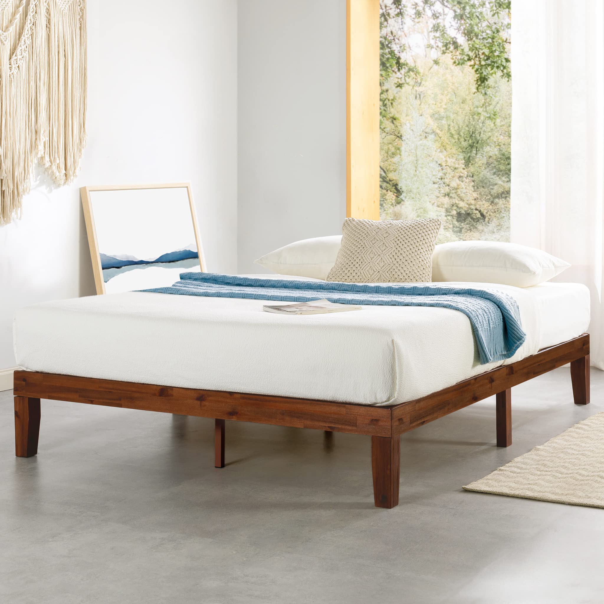 Mellow 12" Solid Wood Platform Bed