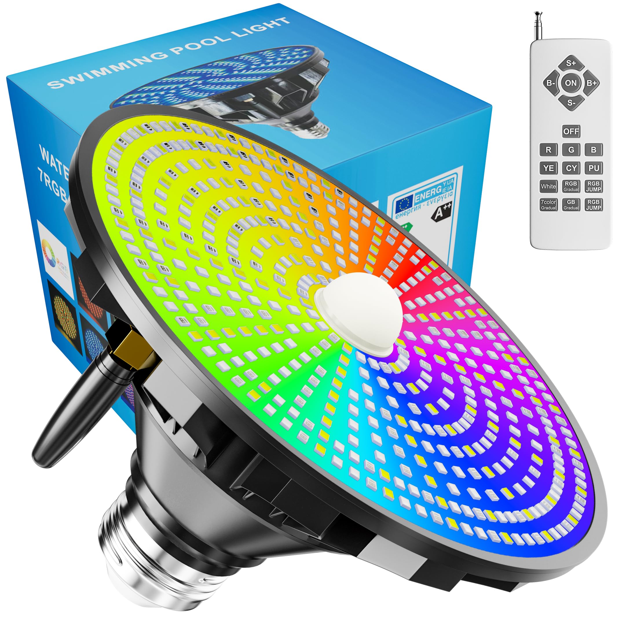 Upgraded 70W RGBW E26 Pool Light Bulb