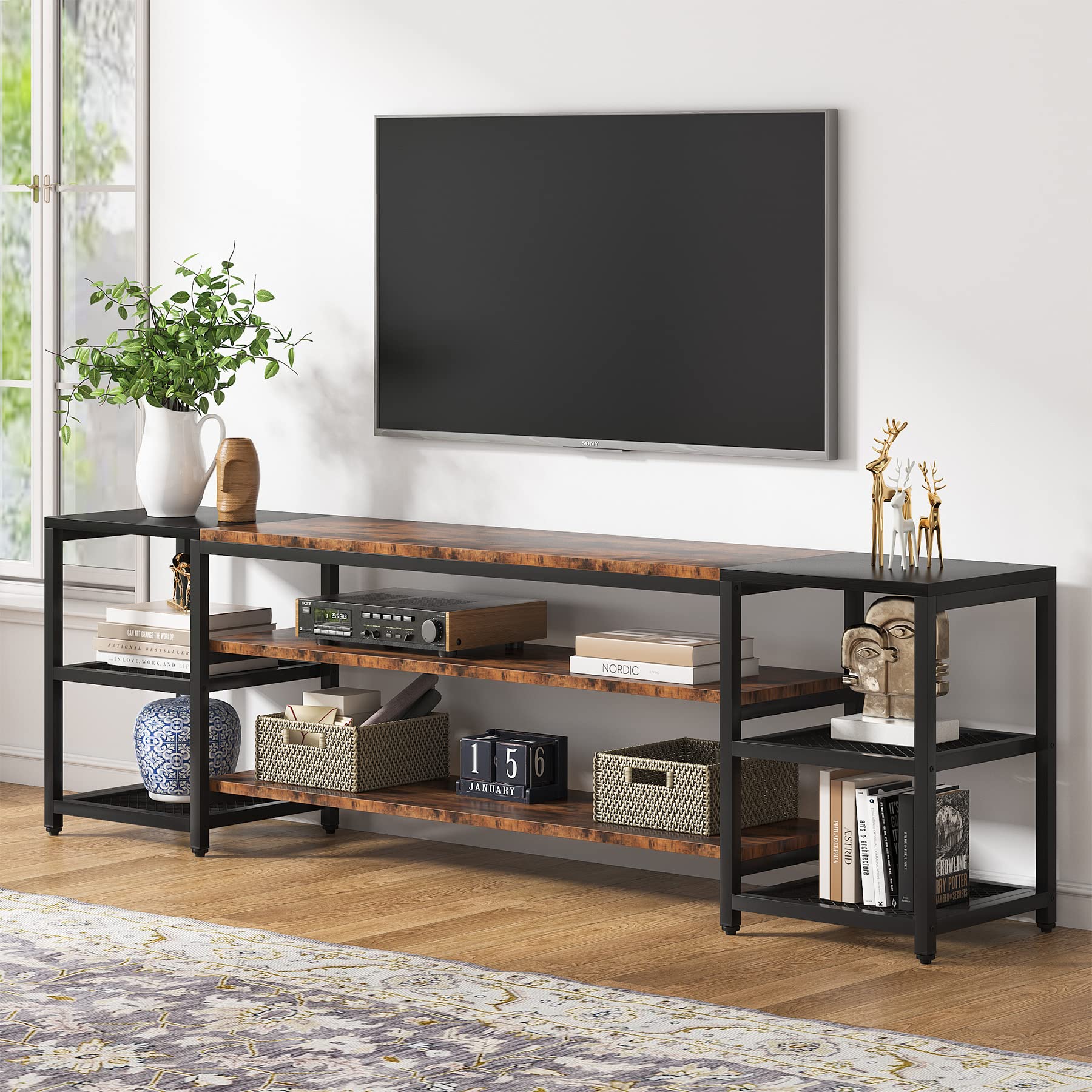 Tribesigns 78-Inch Industrial TV Stand