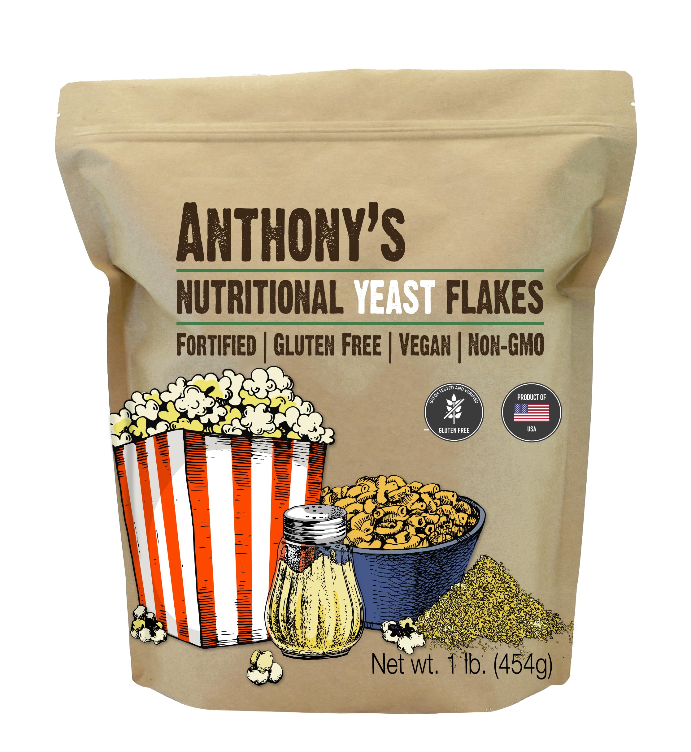 Anthony's Premium Nutritional Yeast Flakes