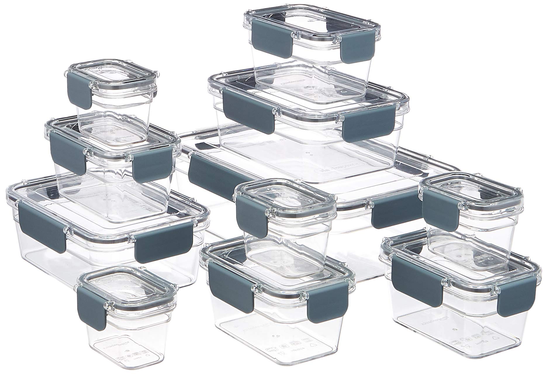 Amazon Basics Tritan Food Storage Set (22-Piece)