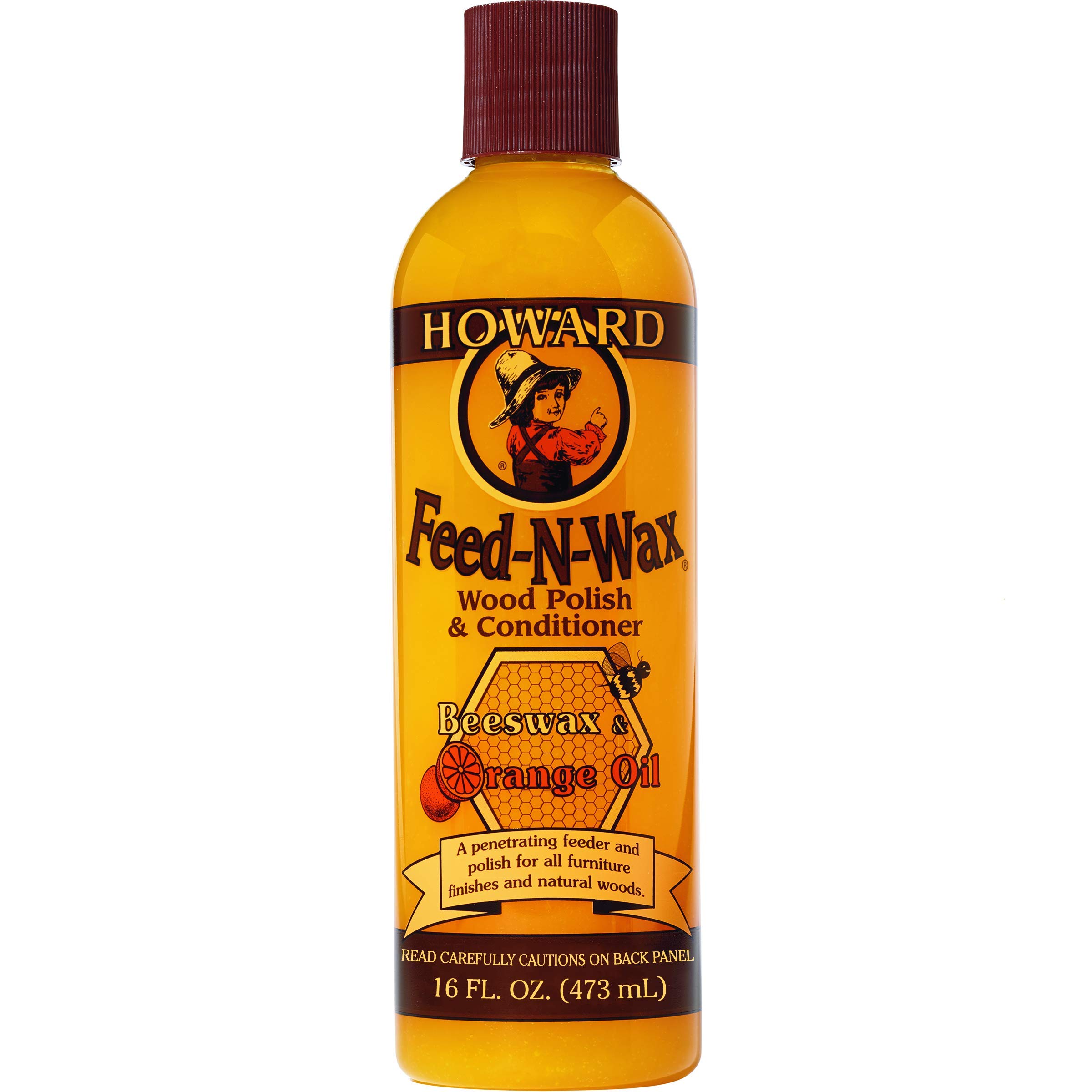 Howard Feed‑N‑Wax Beeswax Wood Polish
