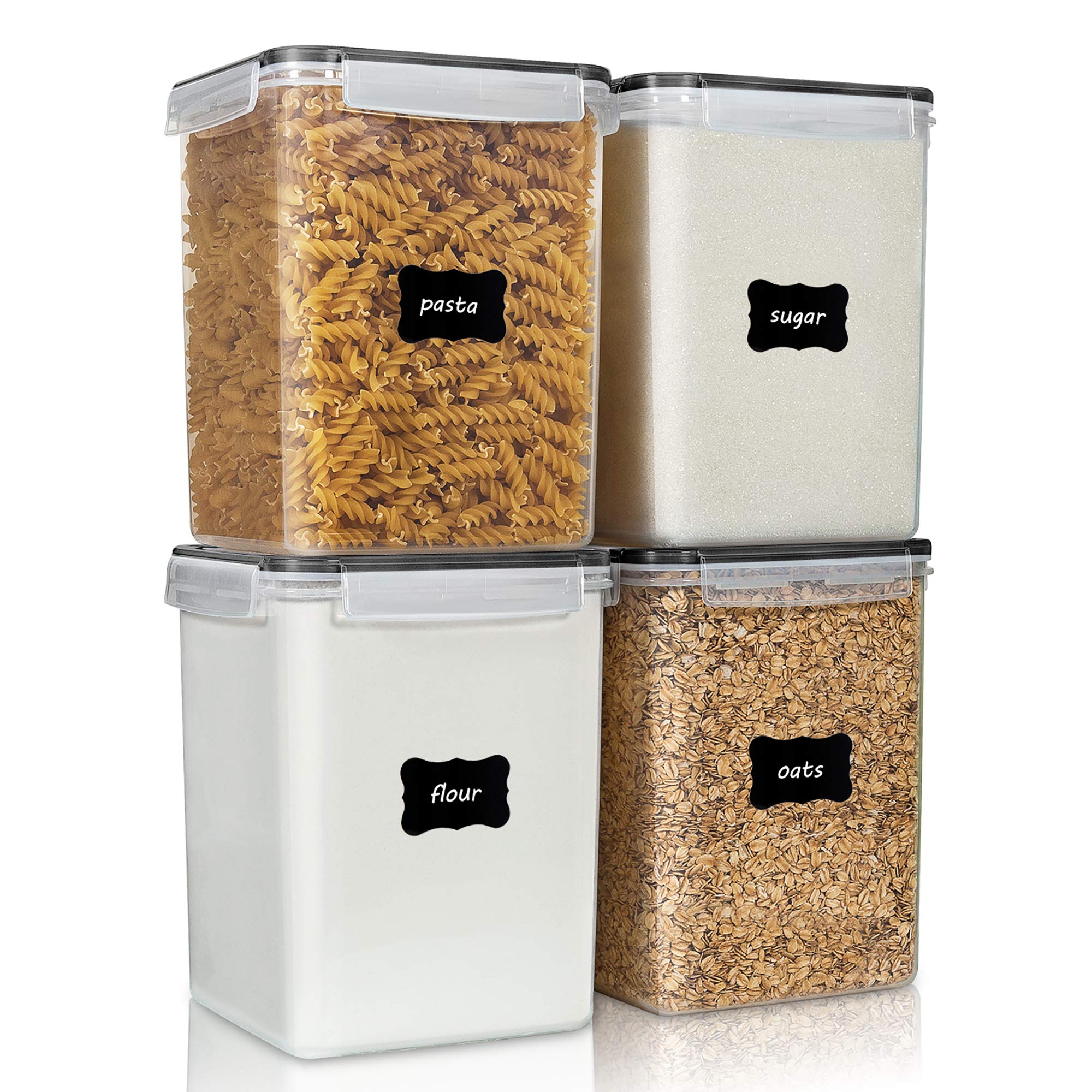 Vtopmart 5.2L Large Canisters (4-Pack)