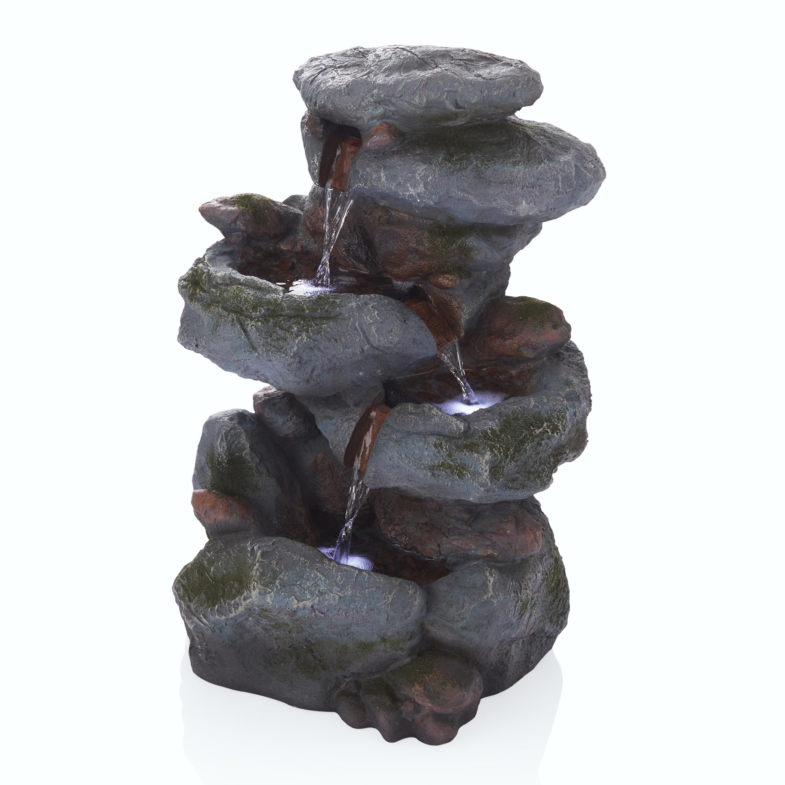 Alpine Corporation 3-Tier Rock Fountain