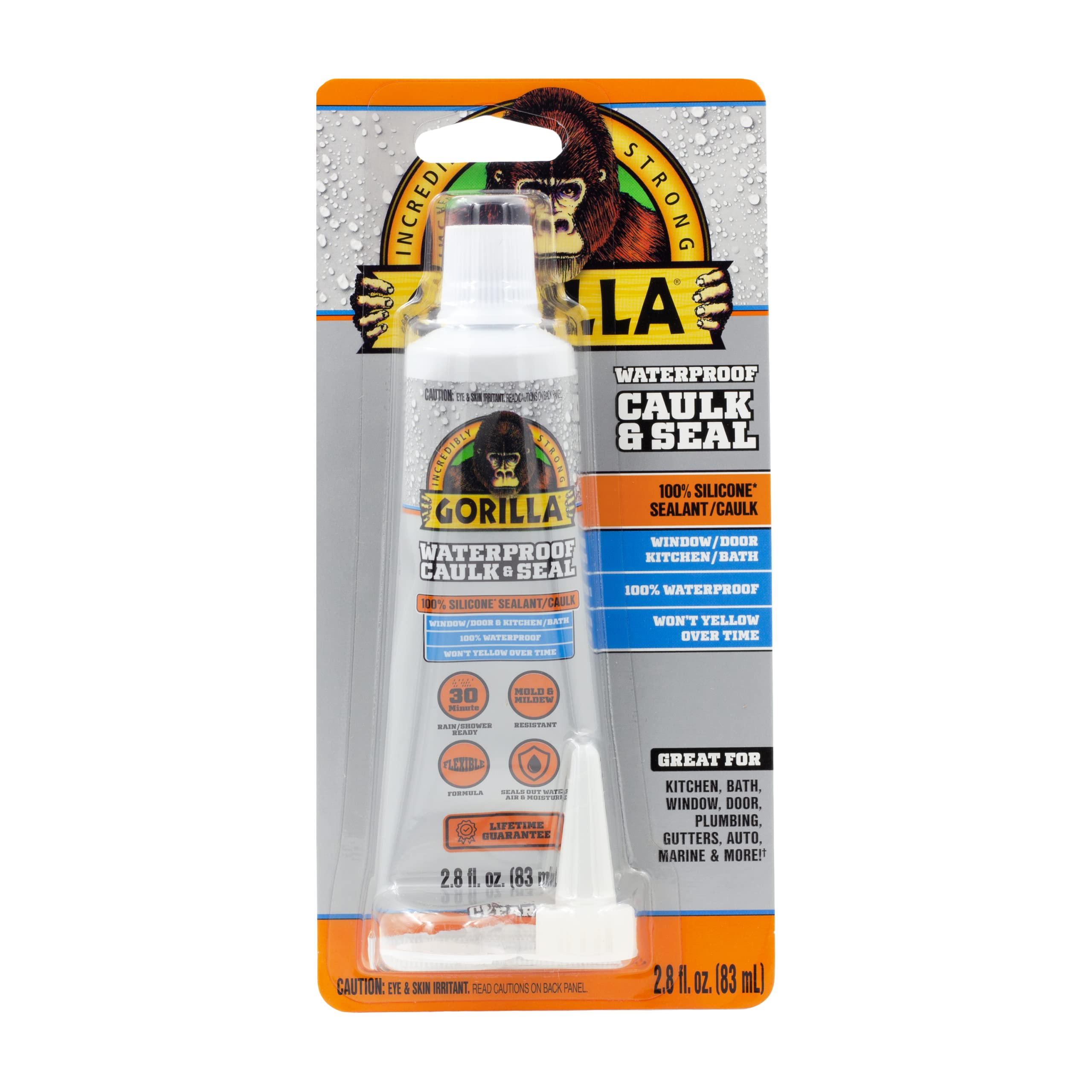Gorilla Waterproof Caulk & Seal (Clear)