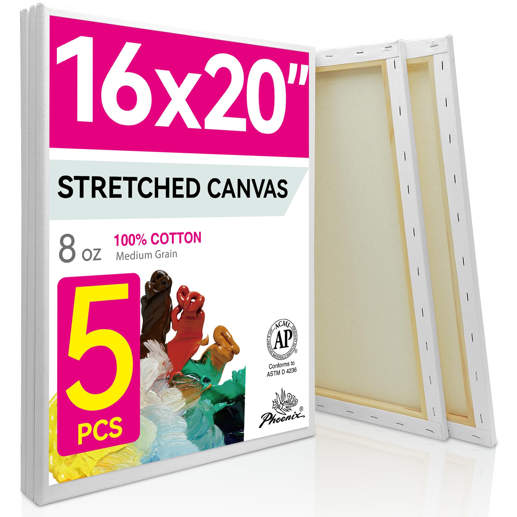 PHOENIX Stretched Canvas 16x20 (5-Pack)