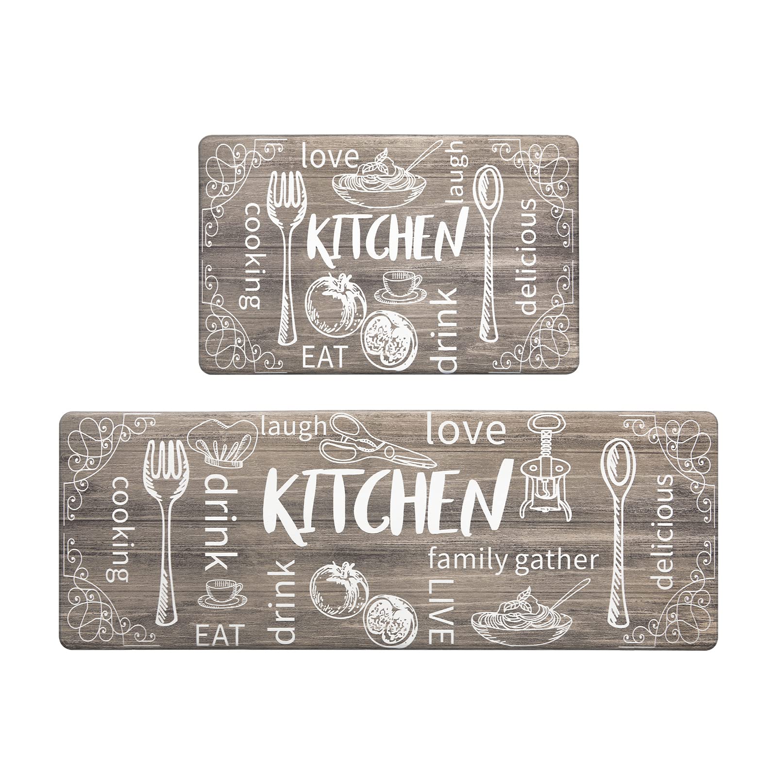 HEBE Kitchen Mats Set (2-Pack)