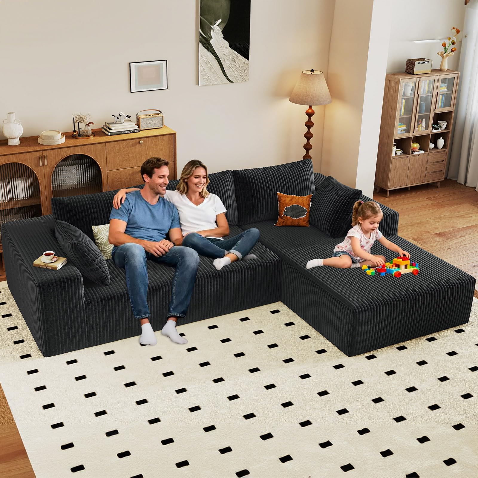 Modular L-Shaped Sectional — 96"