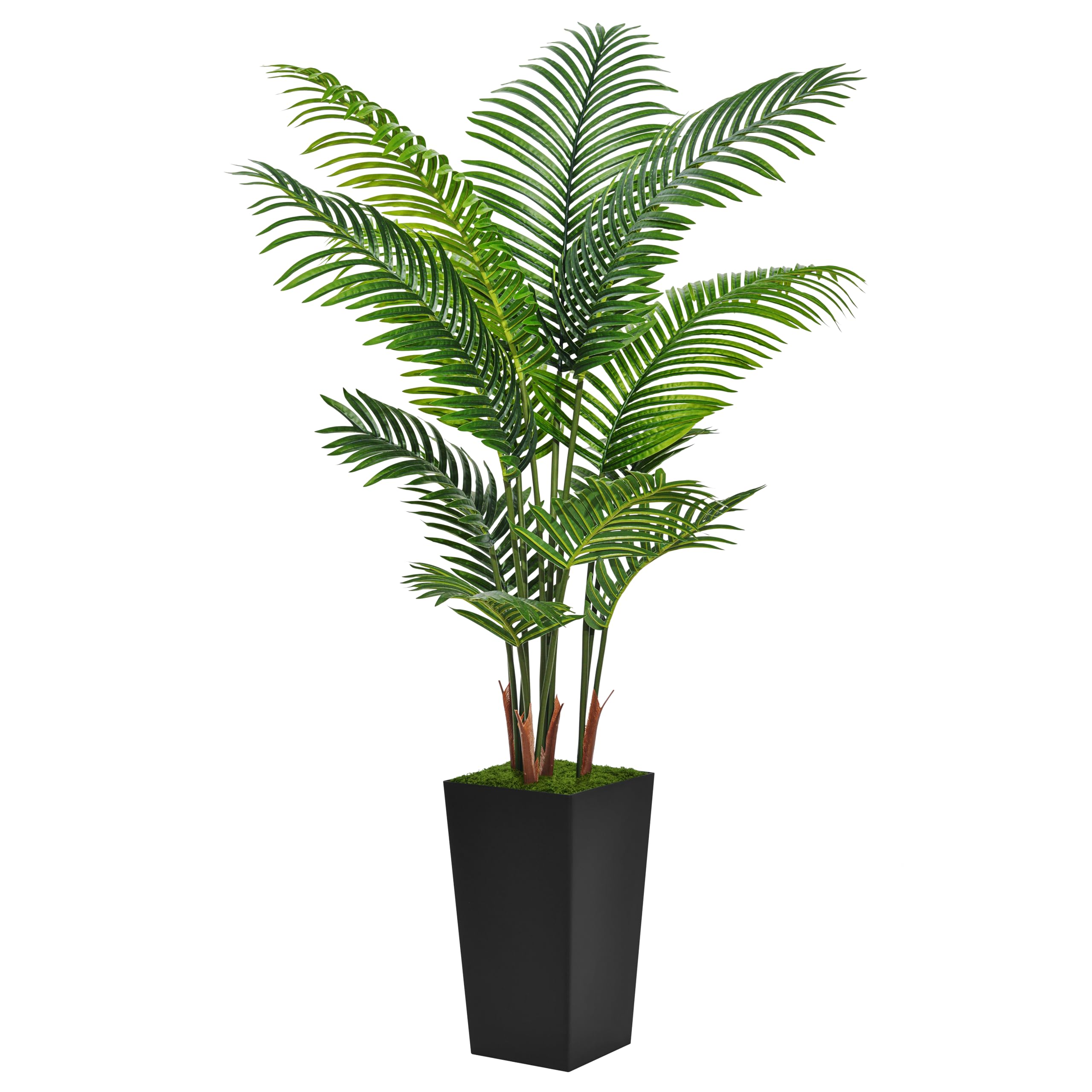 ASTIDY 5ft Artificial Palm with Tall Planter