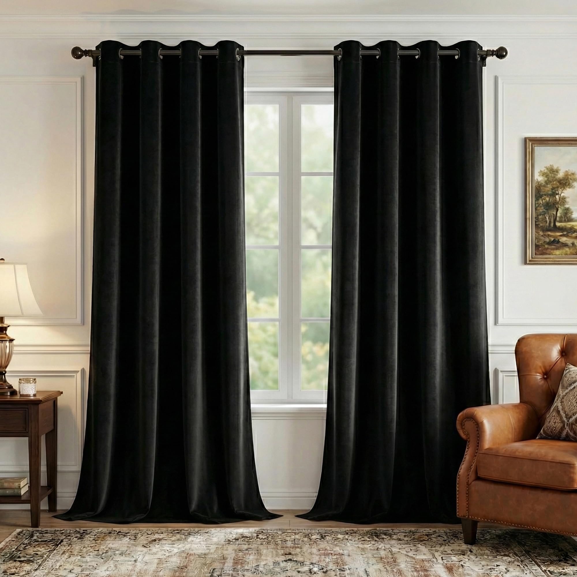 StangH 300 GSM Velvet Curtains (52 x 84)