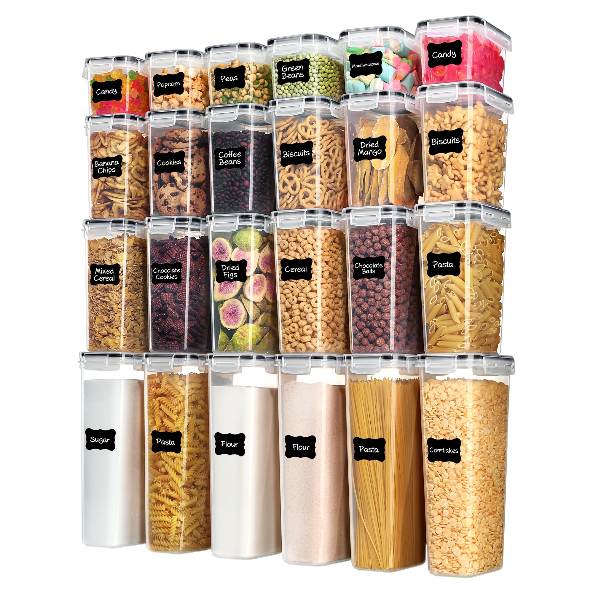 Vtopmart Airtight Pantry Containers (24-piece)