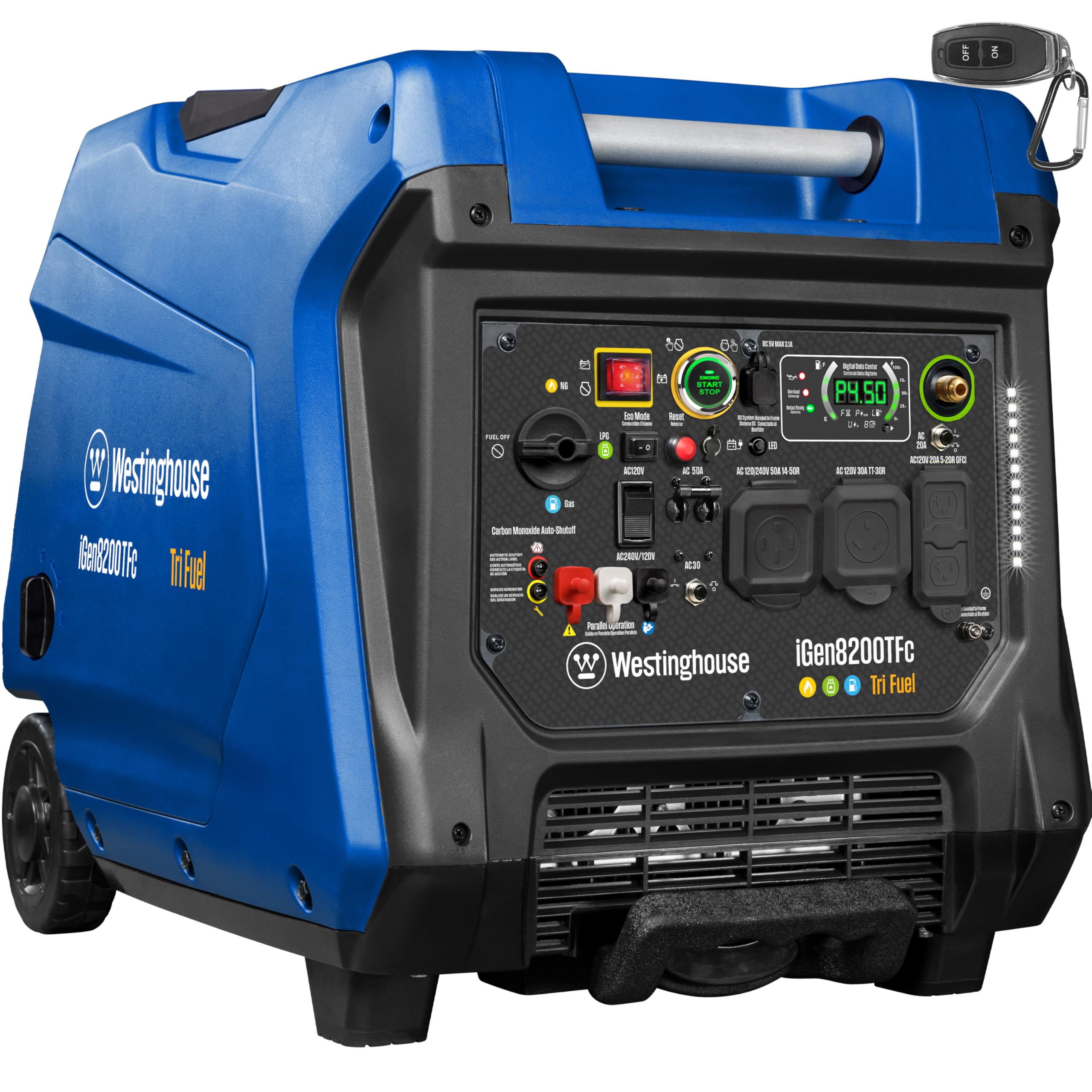 Westinghouse iGen8200TFc Inverter Tri‑Fuel Generator